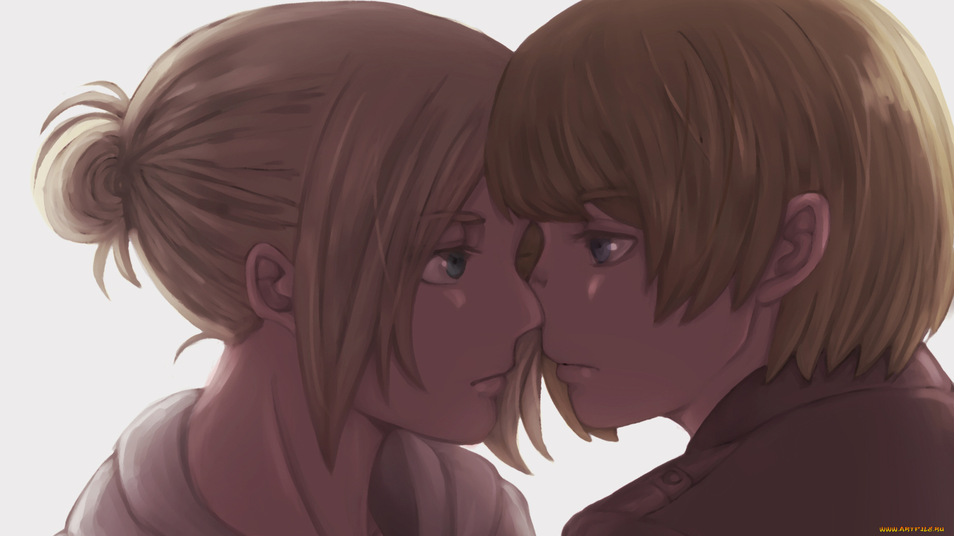 аниме, shingeki, no, kyojin, атака, титанов