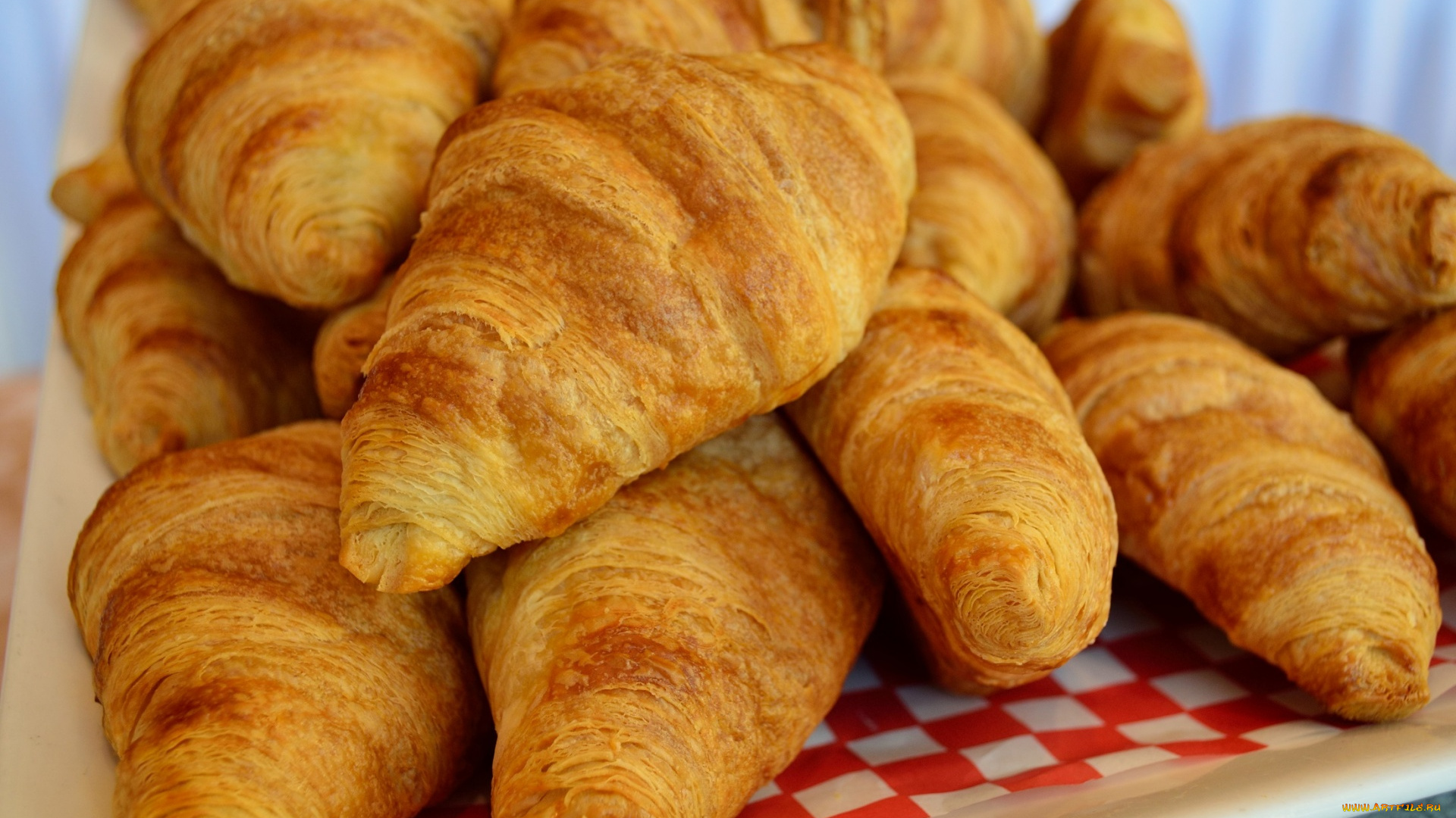 еда, хлеб, , выпечка, круассаны