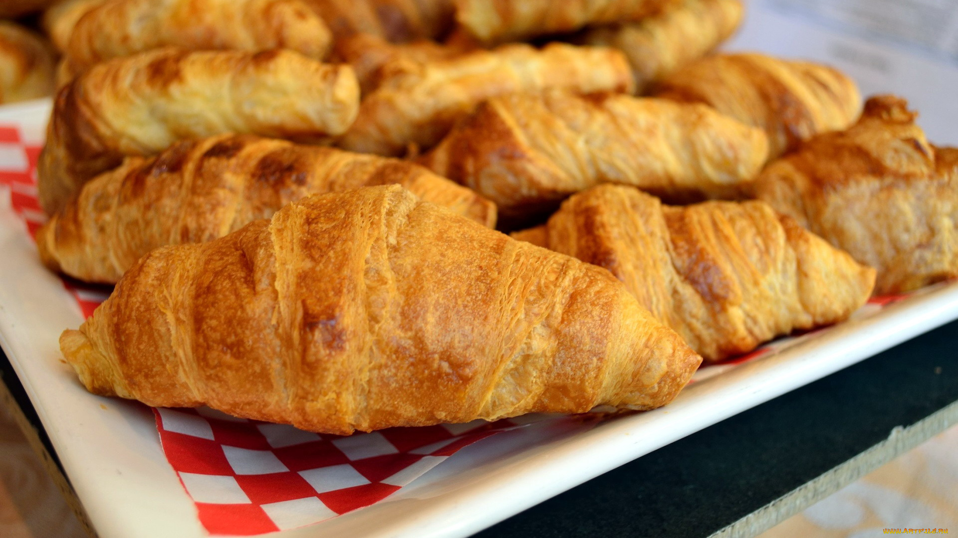 еда, хлеб, , выпечка, круассаны