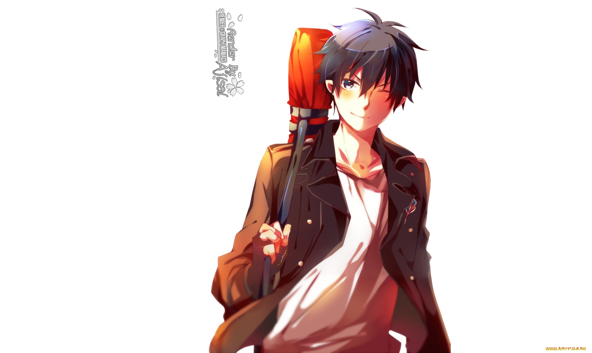 аниме, ao, no, exorcist, рин