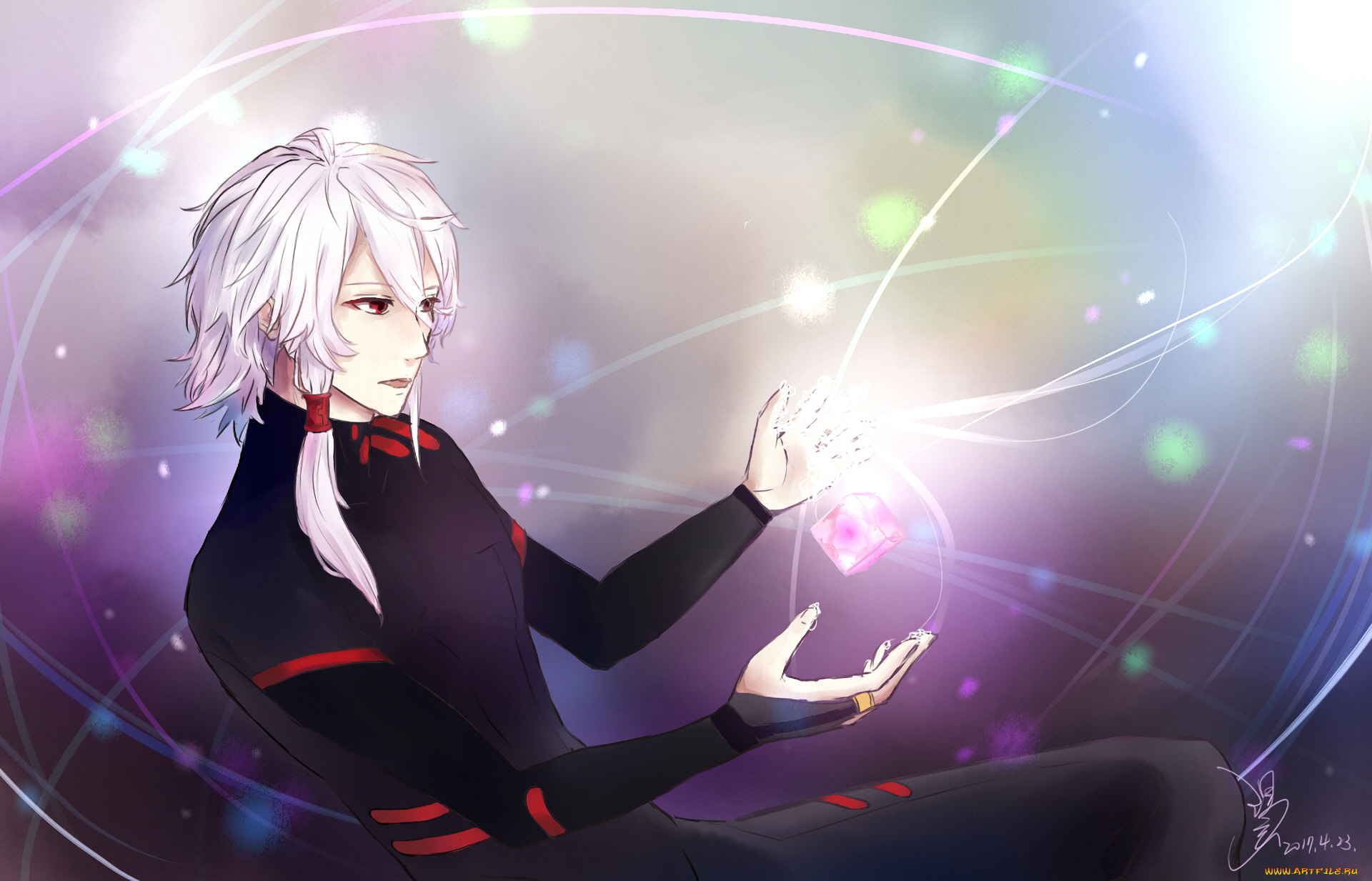 аниме, seikaisuru, kado, парень