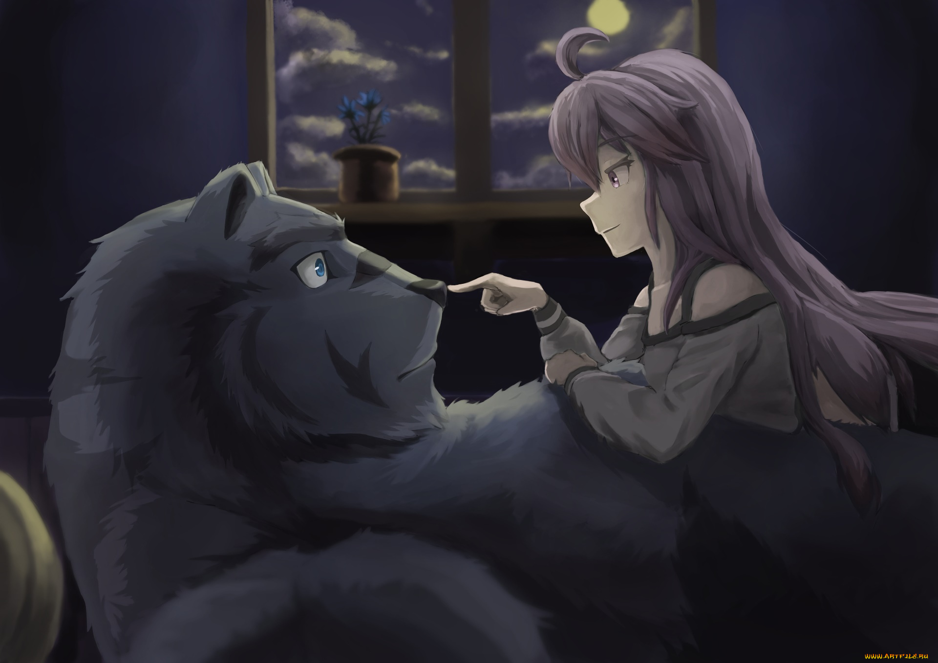 аниме, grimoire, of, zero, взгляд, девушка, фон