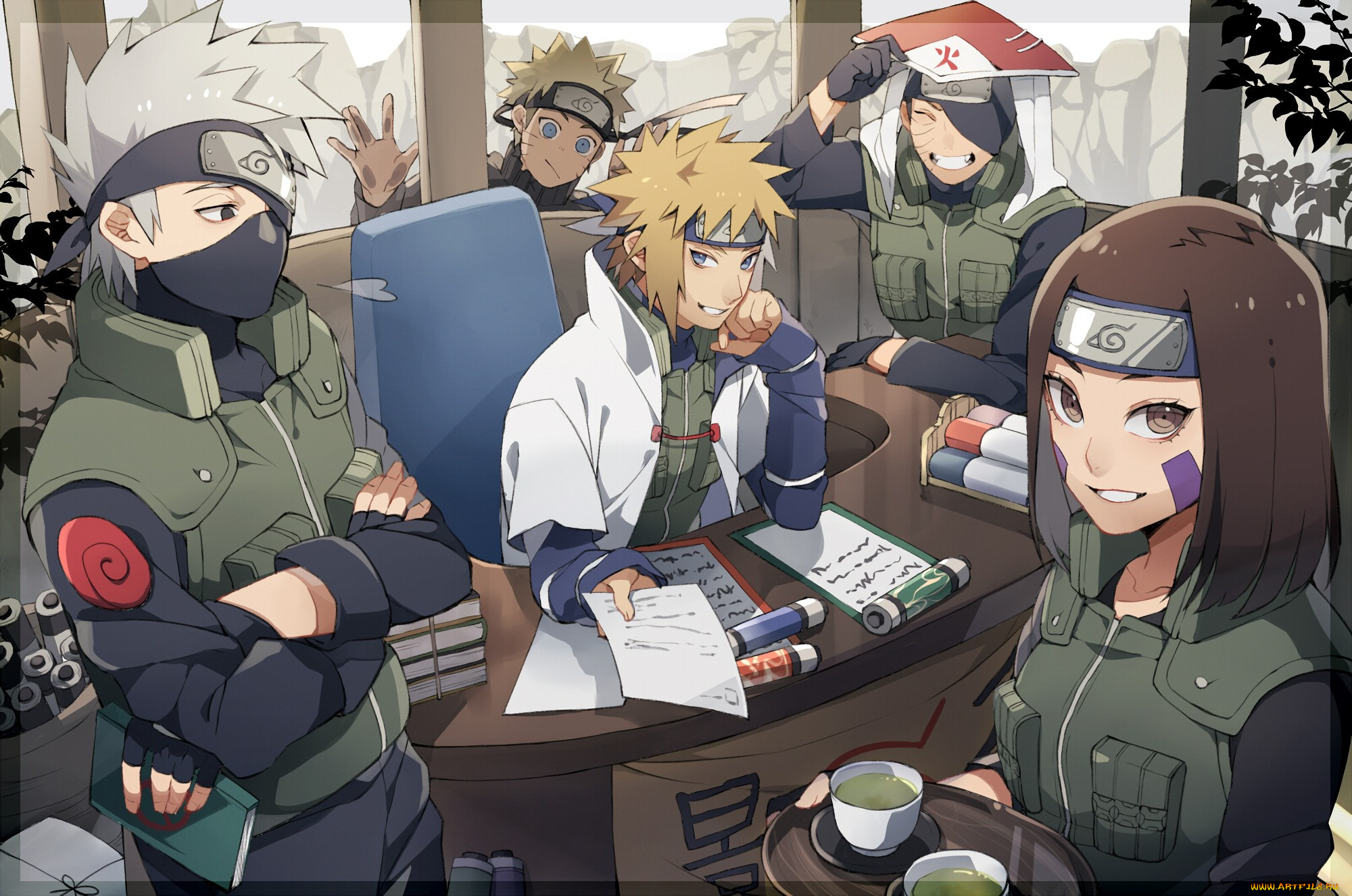 аниме, naruto, hiouri-nin, nohara, kunoichi, konoha, minato, tobi, shippuden, hatake, kakashi, shinobi, hokage, manga, uchiha, rin, hitaiate, obito