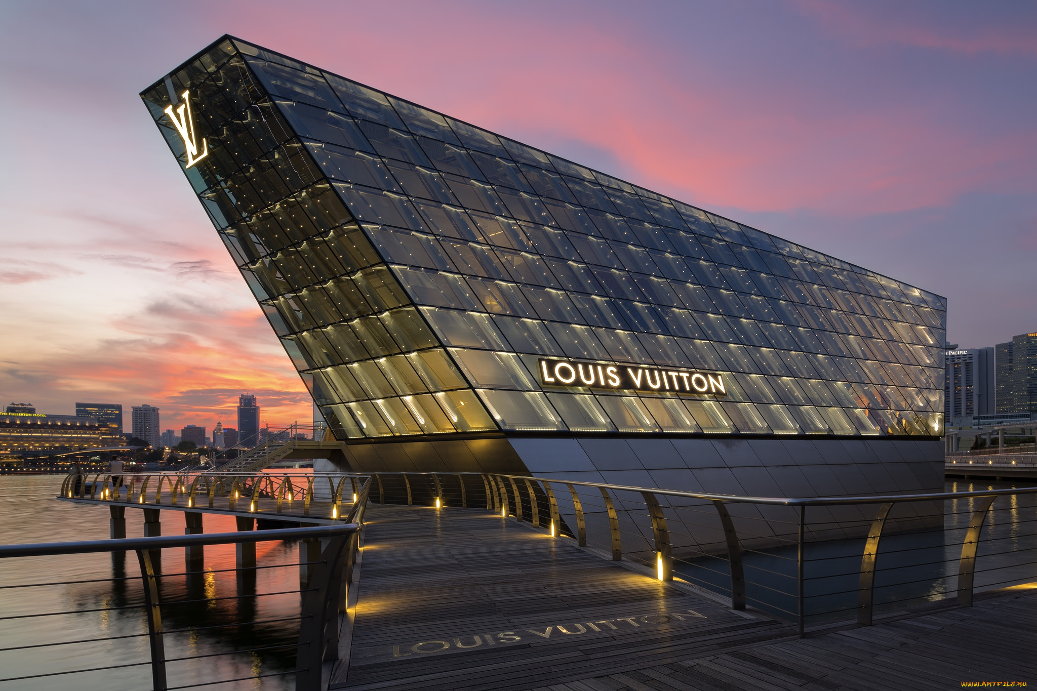 louis, vuitton, at, marina, bay, города, париж, , франция, центр, торговый