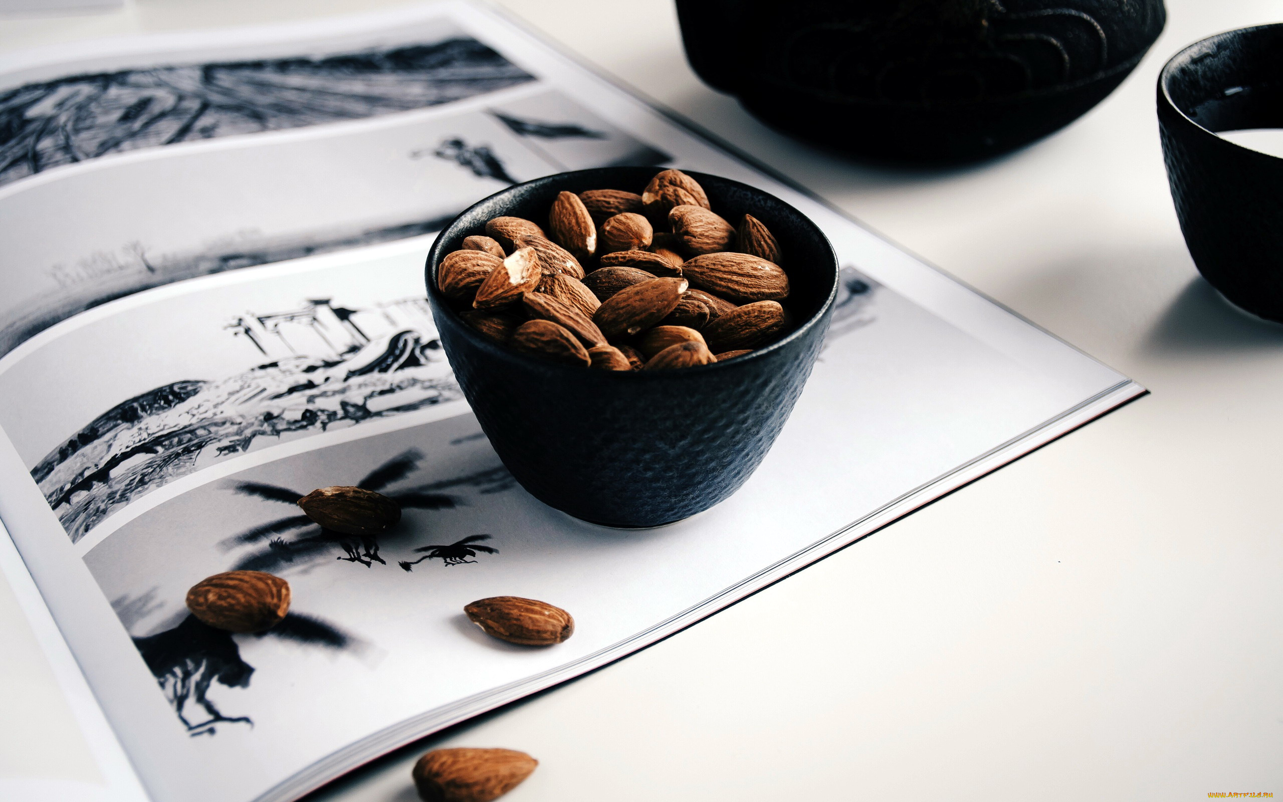 еда, орехи, , каштаны, , какао-бобы, миндаль