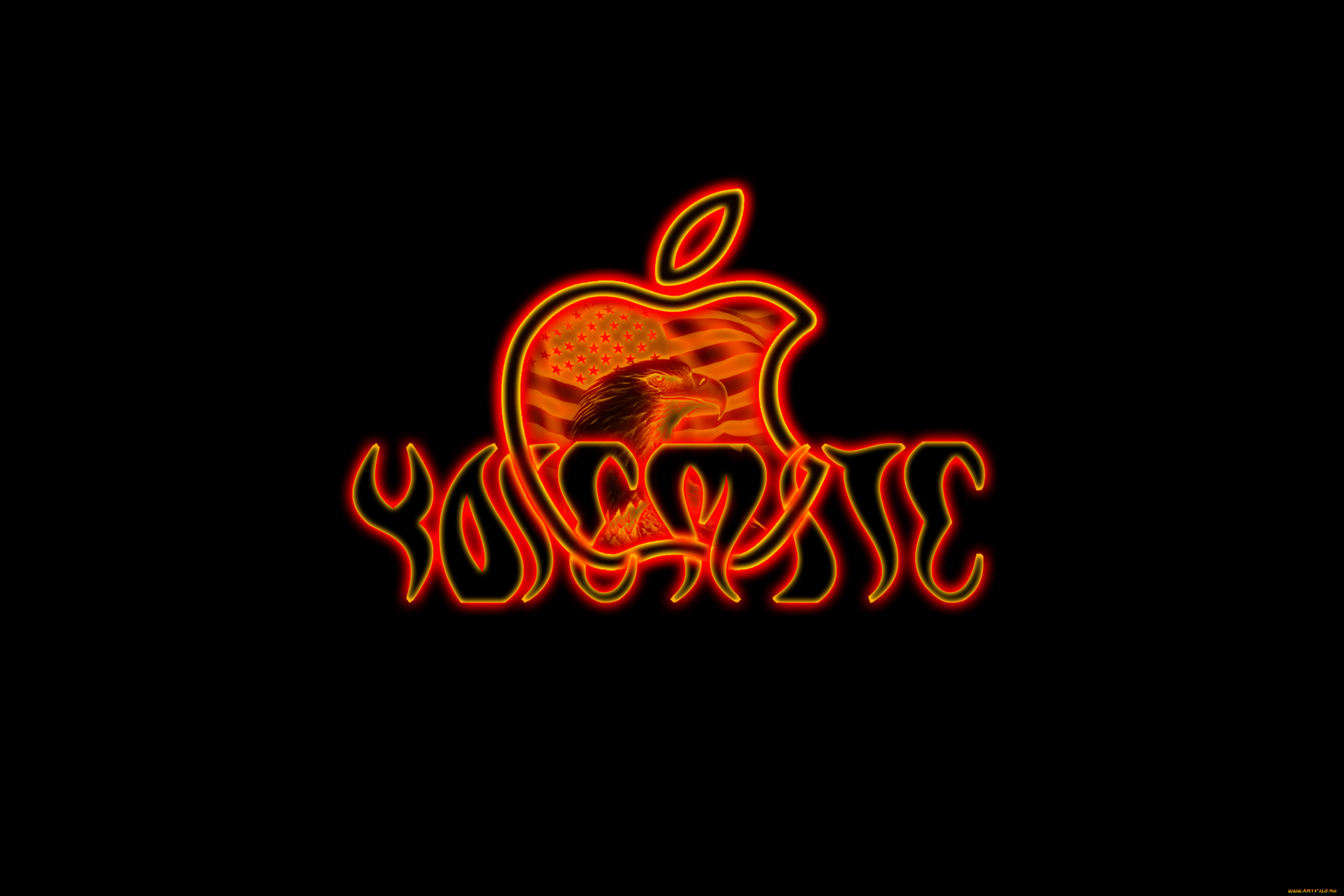 компьютеры, apple, логотип, фон