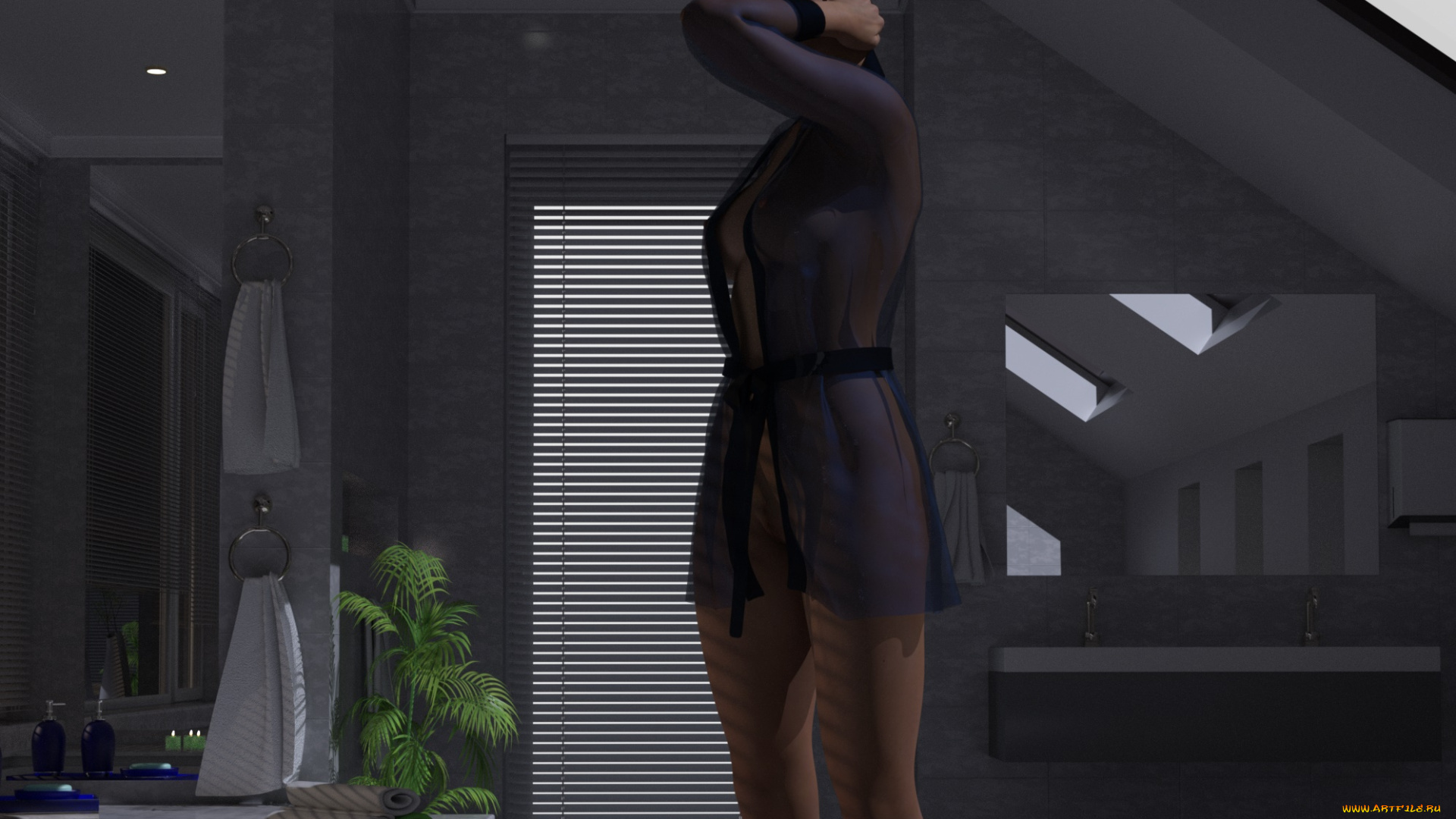 3д, графика, люди, , people, девушка, фон, взгляд