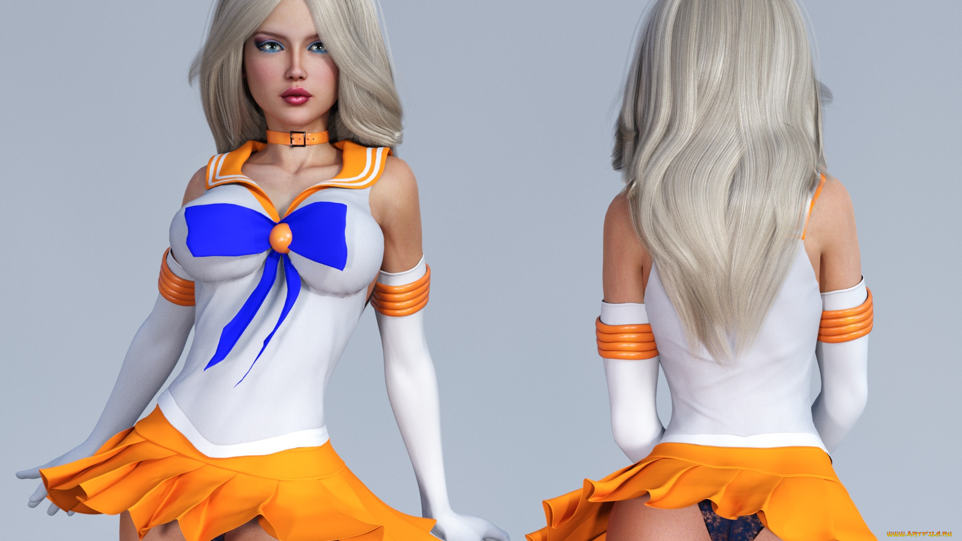 3д, графика, люди, , people, девушка, взгляд, фон