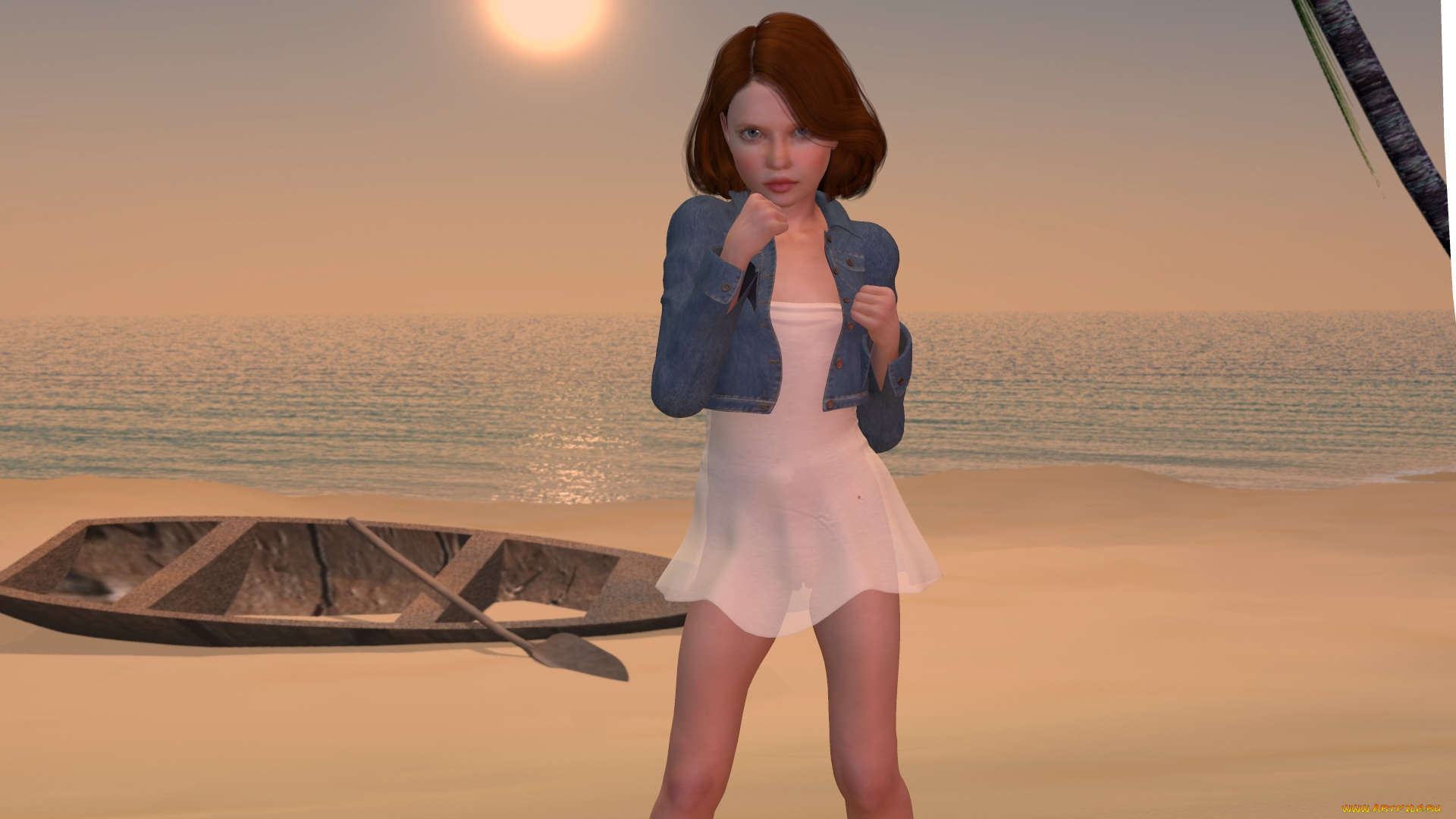 3д, графика, люди, , people, девушка, взгляд, фон