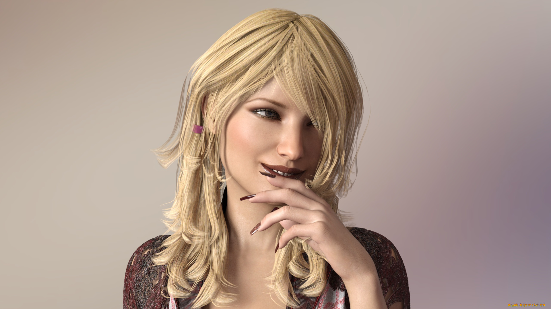 3д, графика, люди, , people, взгляд, девушка, фон