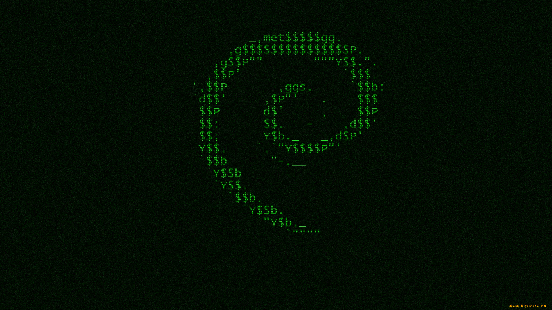 компьютеры, debian, логотип, фон