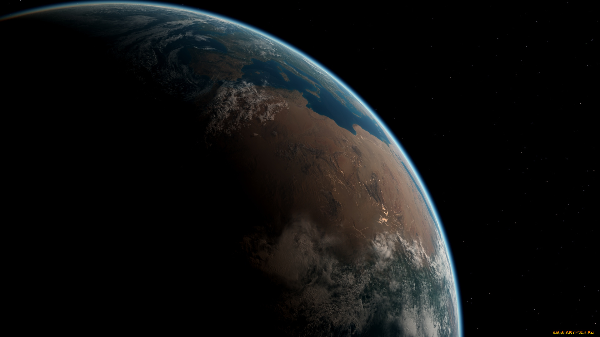 космос, земля, галактика, звезды, вселенная, планета