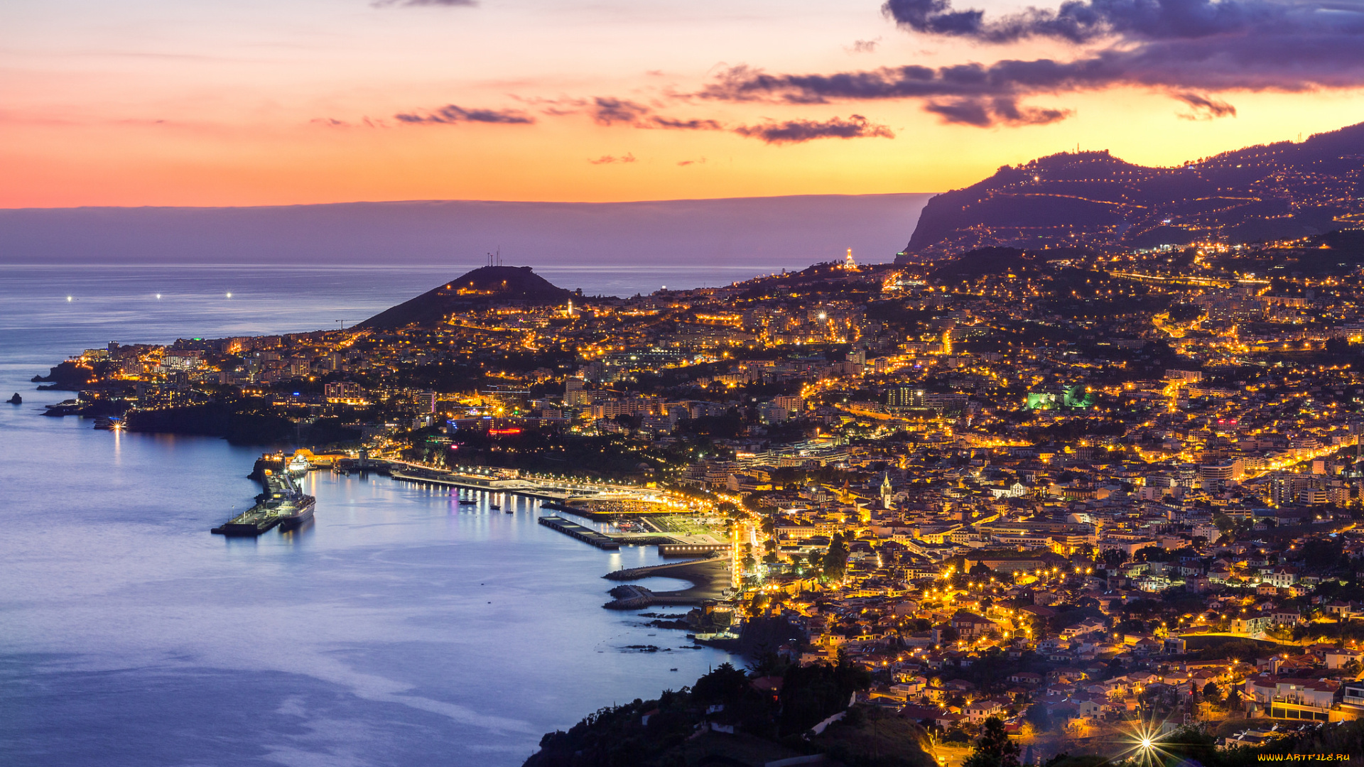 madeira, , portugal, города, -, панорамы, простор
