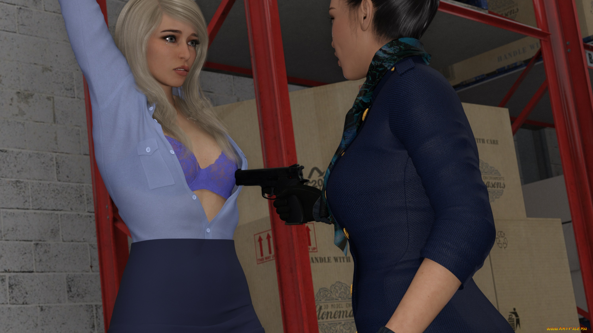 she, wolf, 3д, графика, фантазия, , fantasy, девушка, взгляд, фон