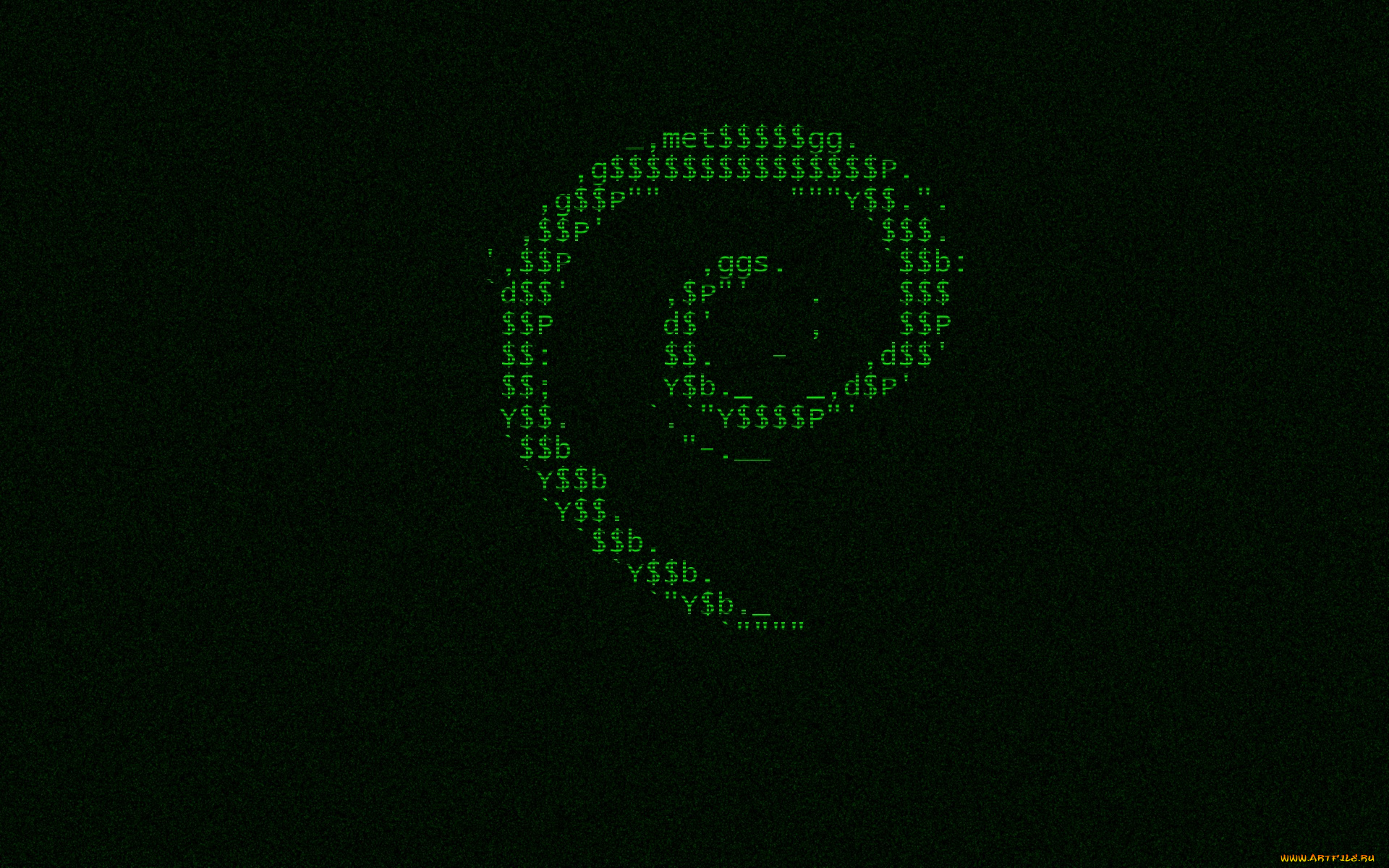 компьютеры, debian, логотип, фон