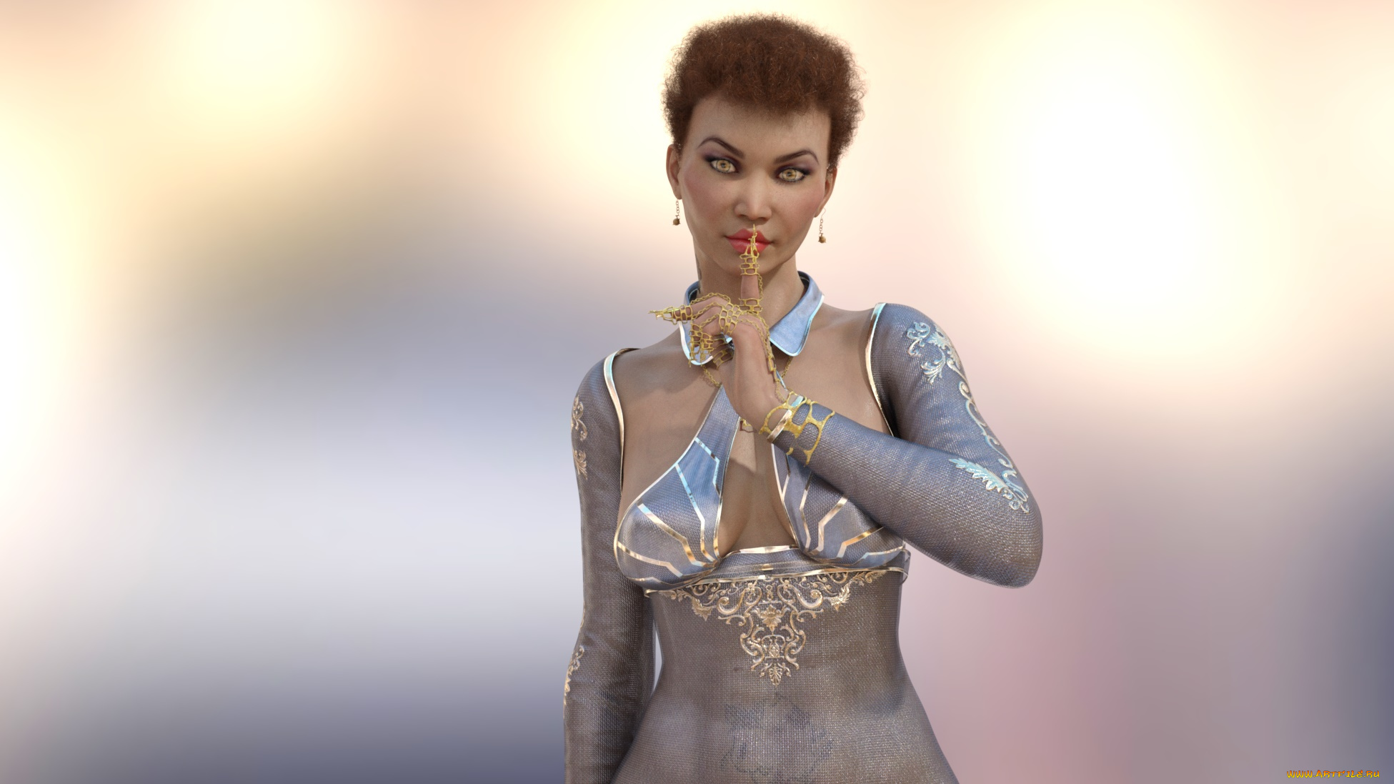 3д, графика, люди, , people, взгляд, девушка, фон