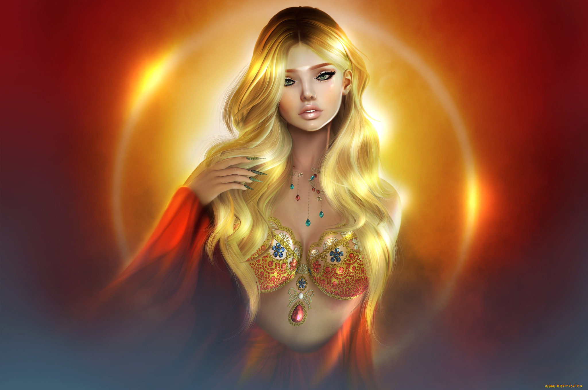 3д, графика, люди, , people, фон, лицо, милая, украшение, девушка, блондинка