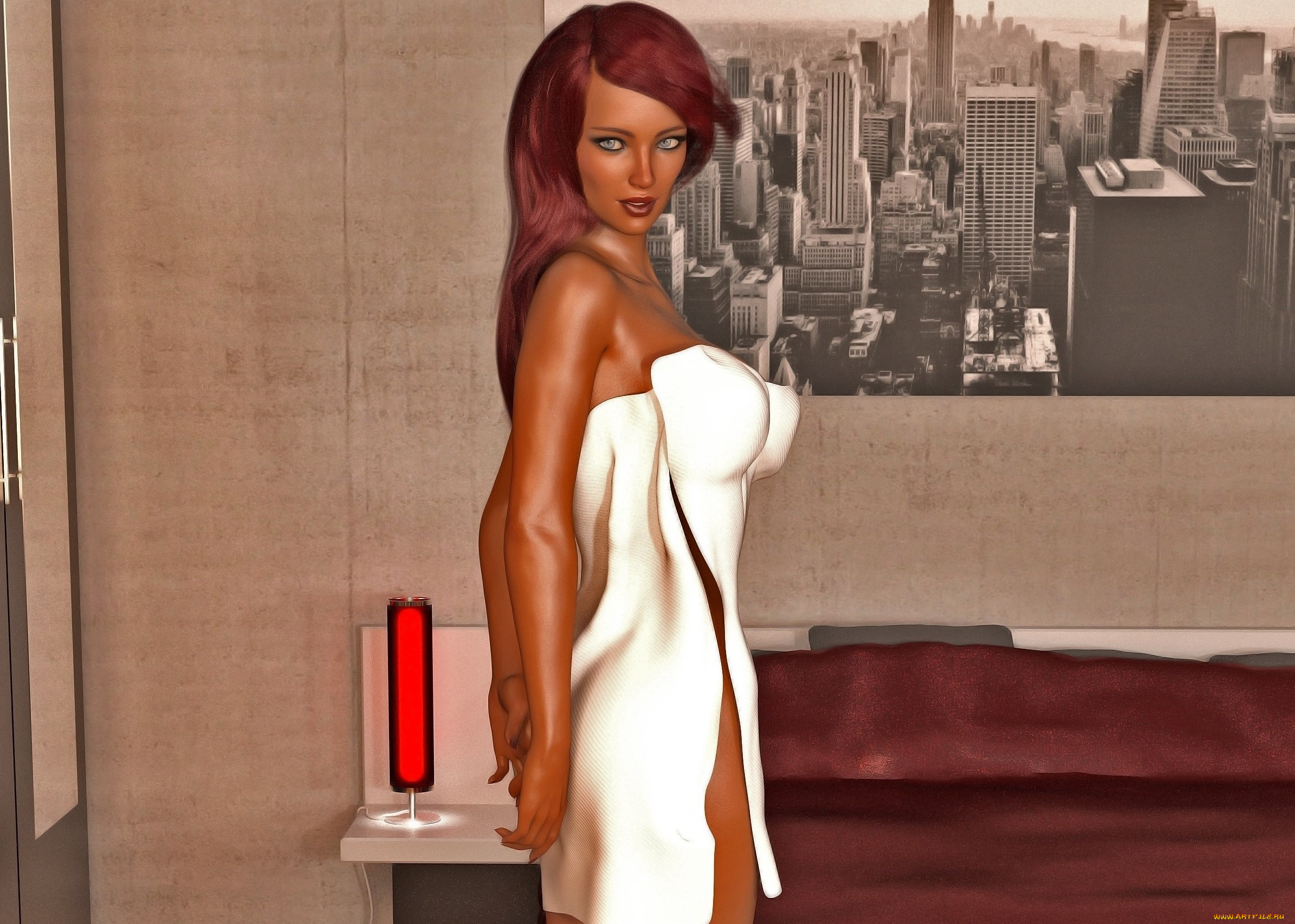 3д, графика, люди, , people, девушка, взгляд, фон