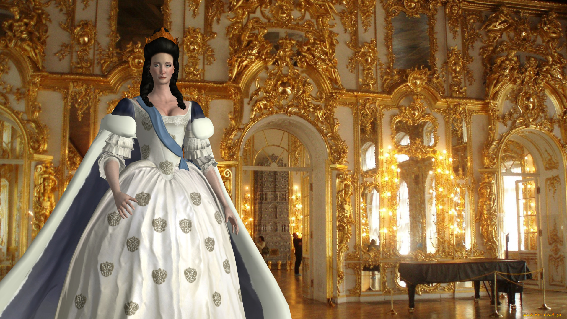 3д, графика, люди, , people, девушка, взгляд, фон