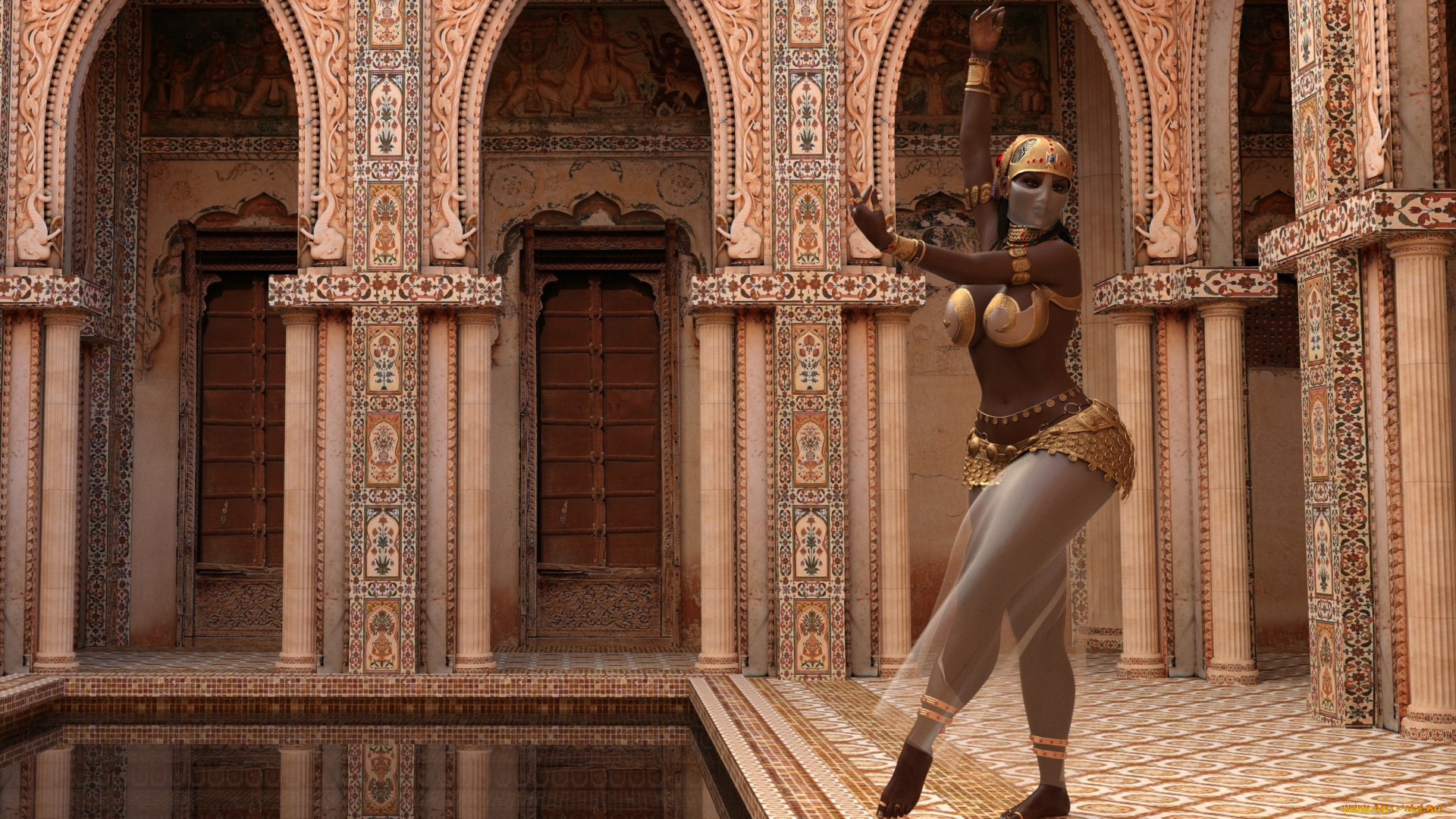 3д, графика, люди, , people, девушка, взгляд, фон