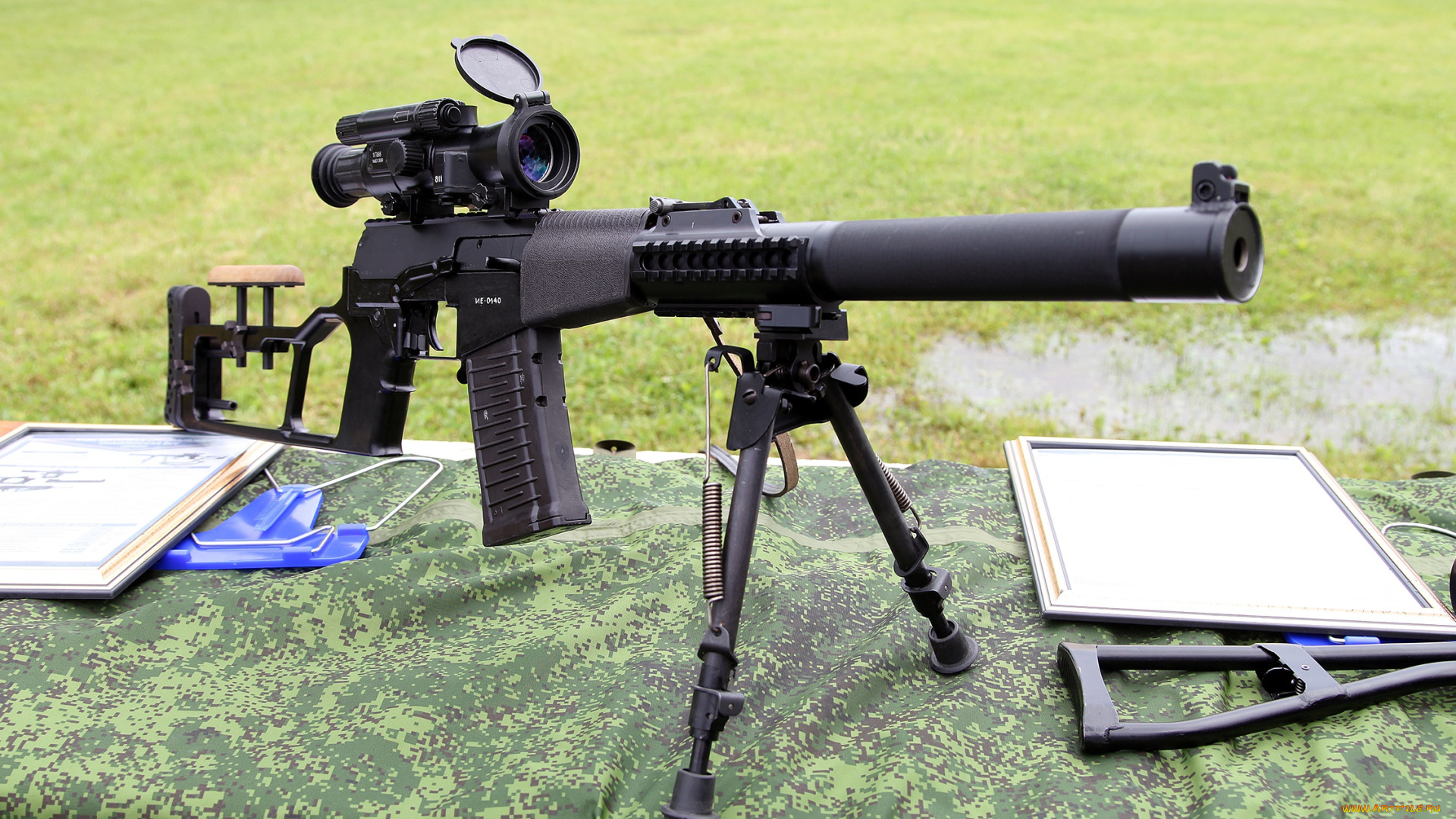 оружие, пулемёты, вссм, снайперская, винтовка