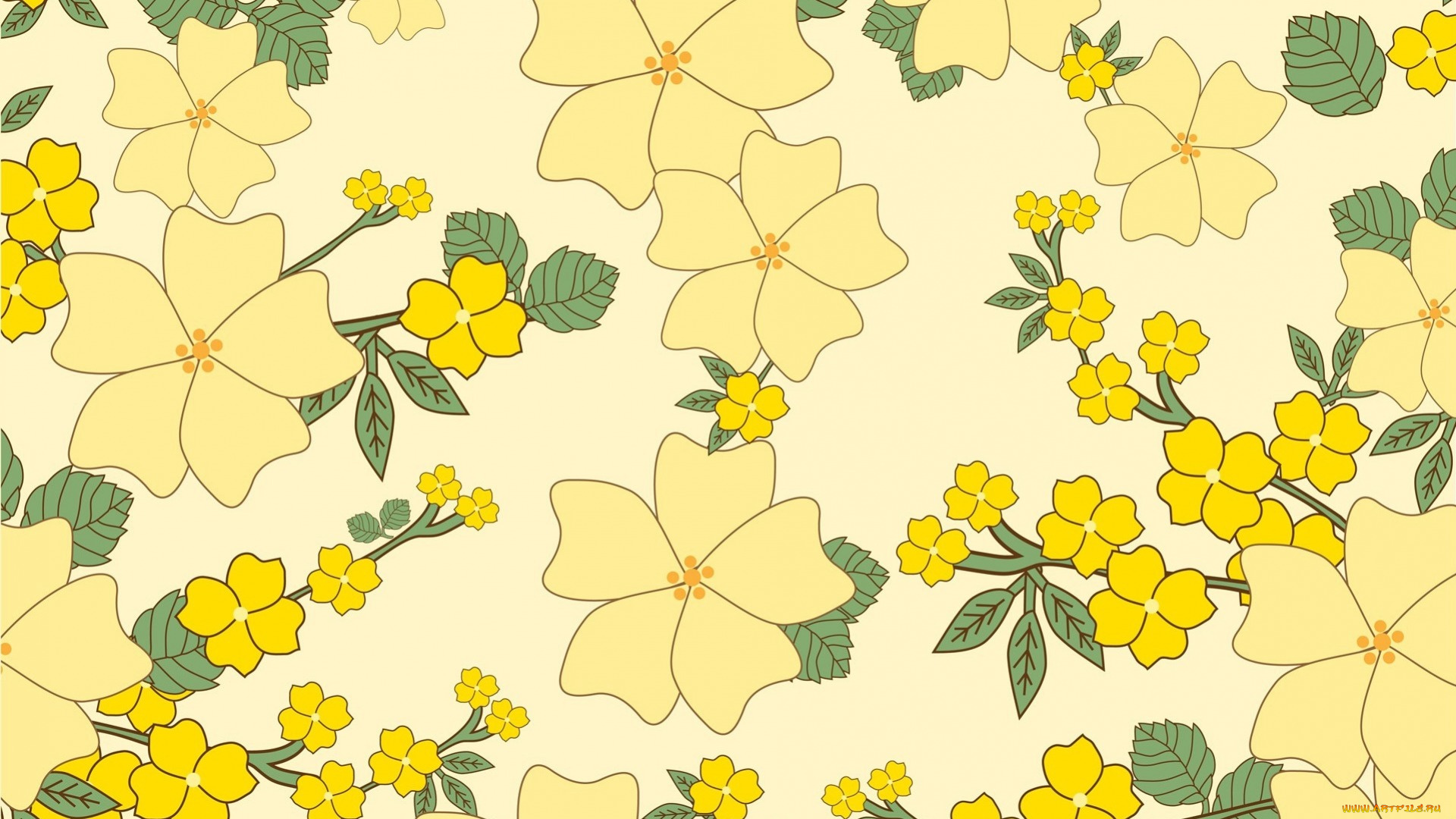 векторная, графика, цветы, , flowers, цветы, фон