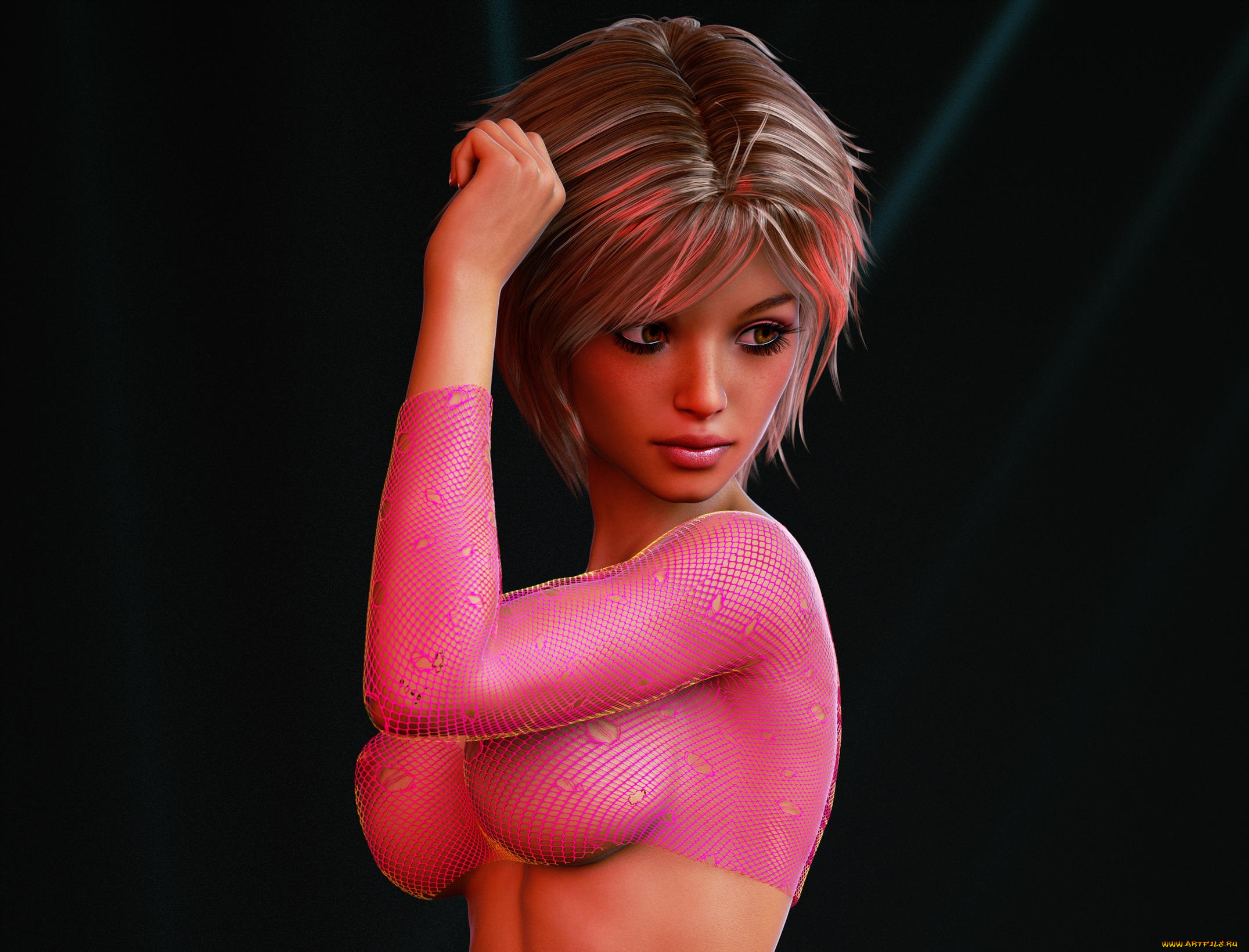 3д, графика, люди, , people, фон, взгляд, девушка