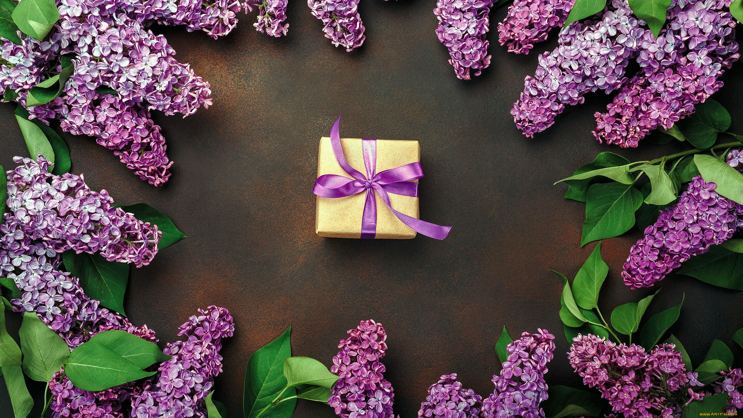 праздничные, подарки, и, коробочки, подарок, сирень