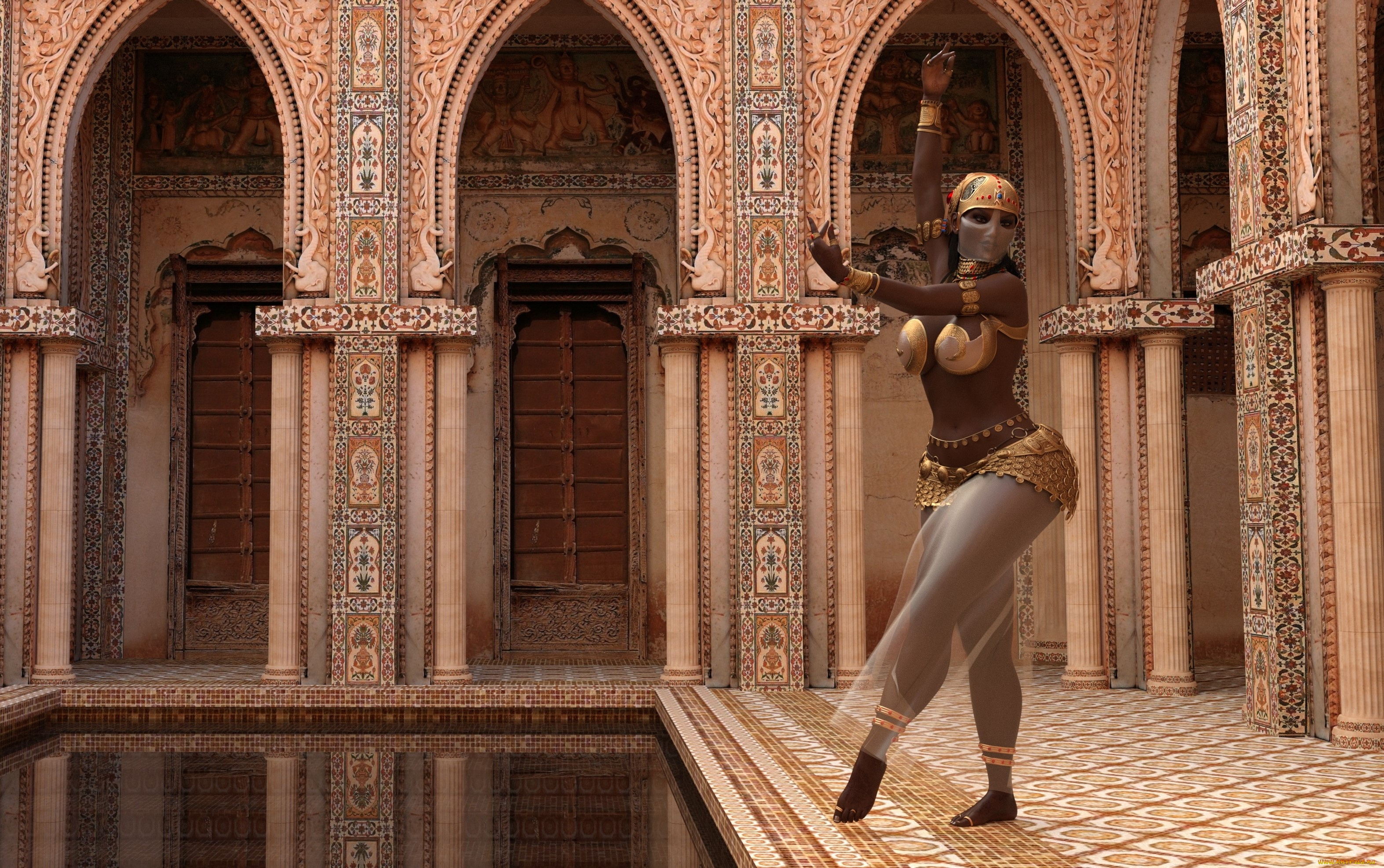 3д, графика, люди, , people, девушка, взгляд, фон