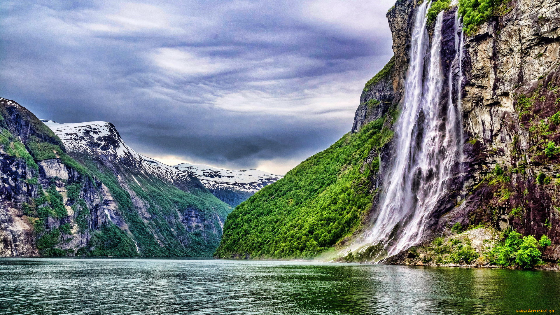 природа, водопады, поток, водопад, вода