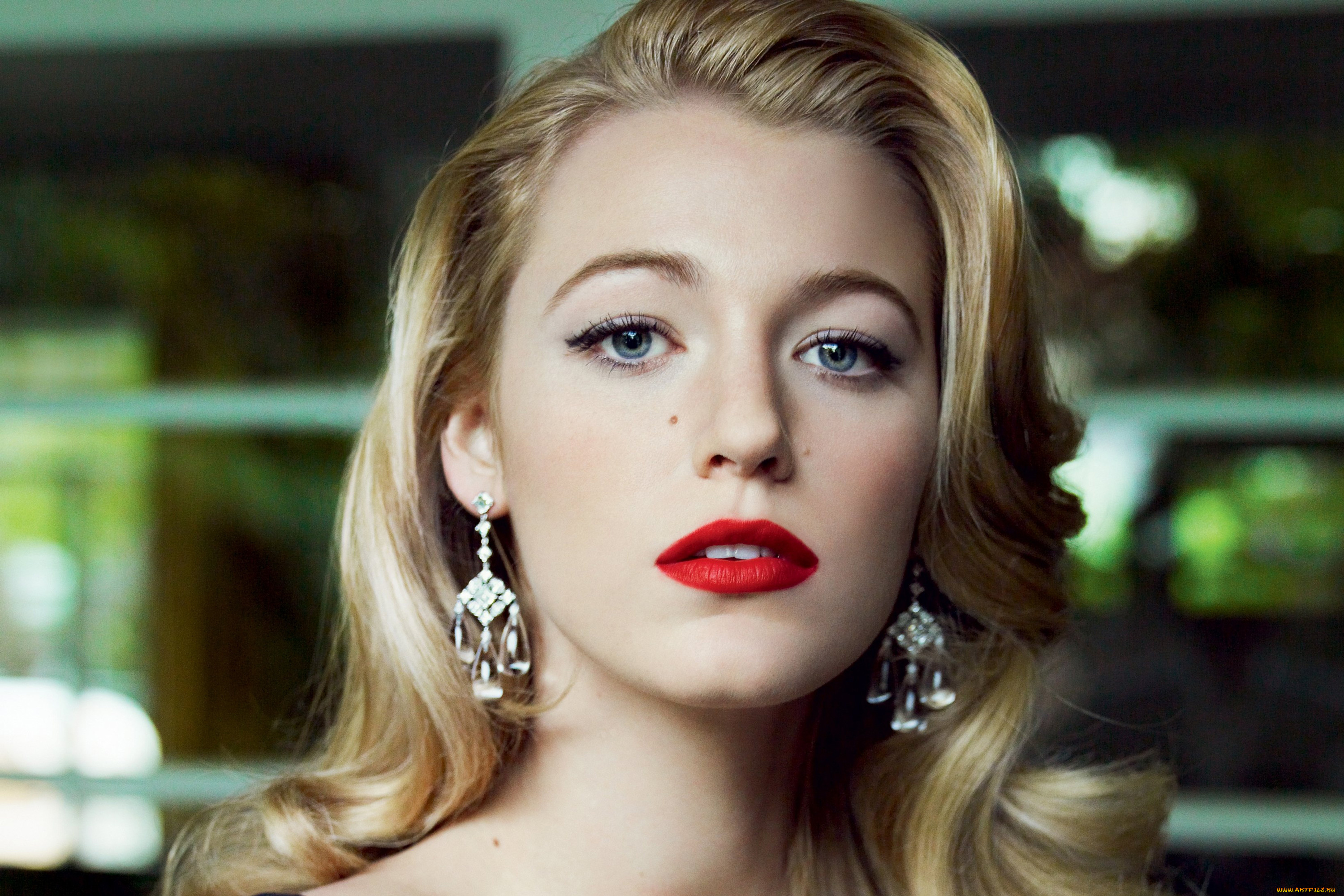 девушки, blake, lively, актриса, блондинка, лицо