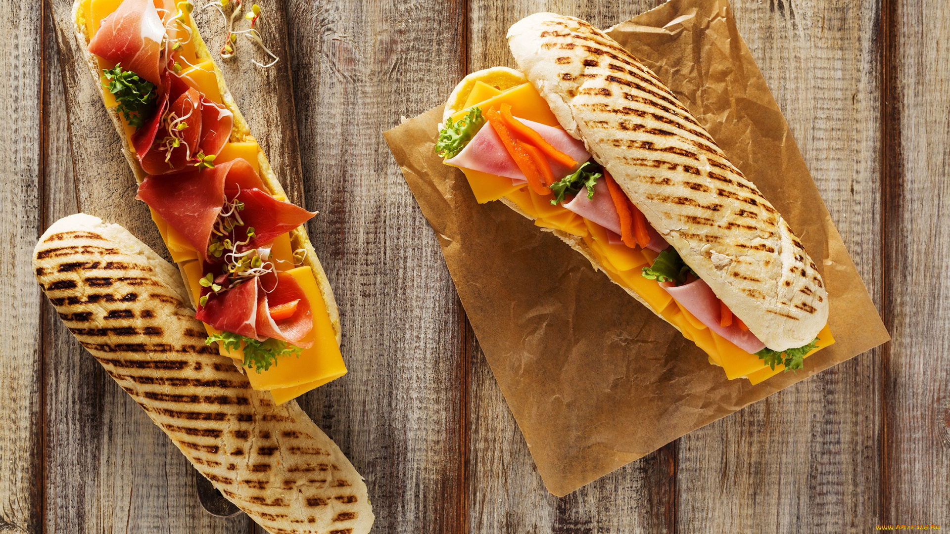 еда, бутерброды, , гамбургеры, , канапе, булочка, сыр, ветчина, колбаса