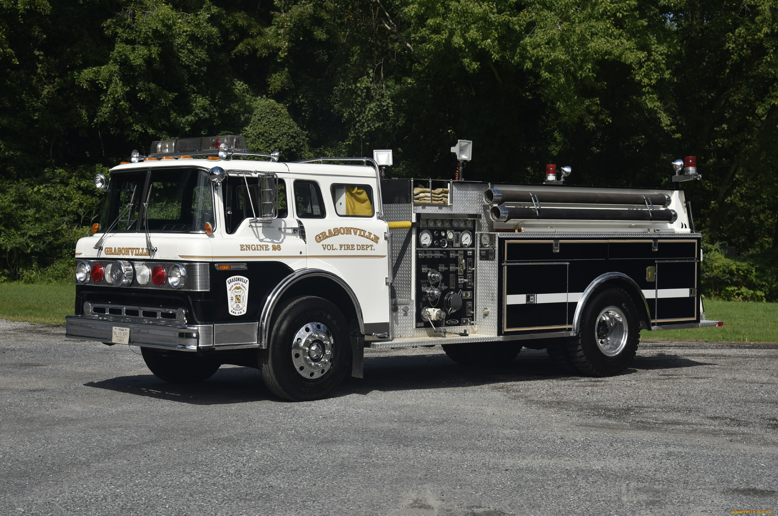 автомобили, пожарные, машины, ford