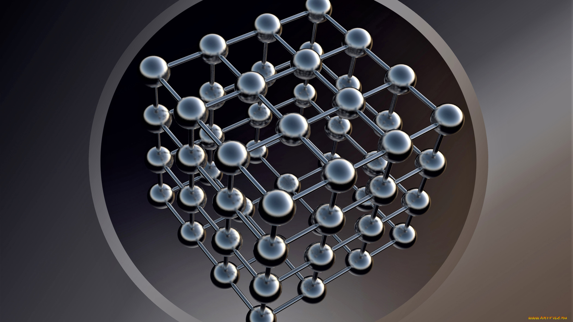 3д, графика, моделирование, , modeling, модель, кристалл, решетка