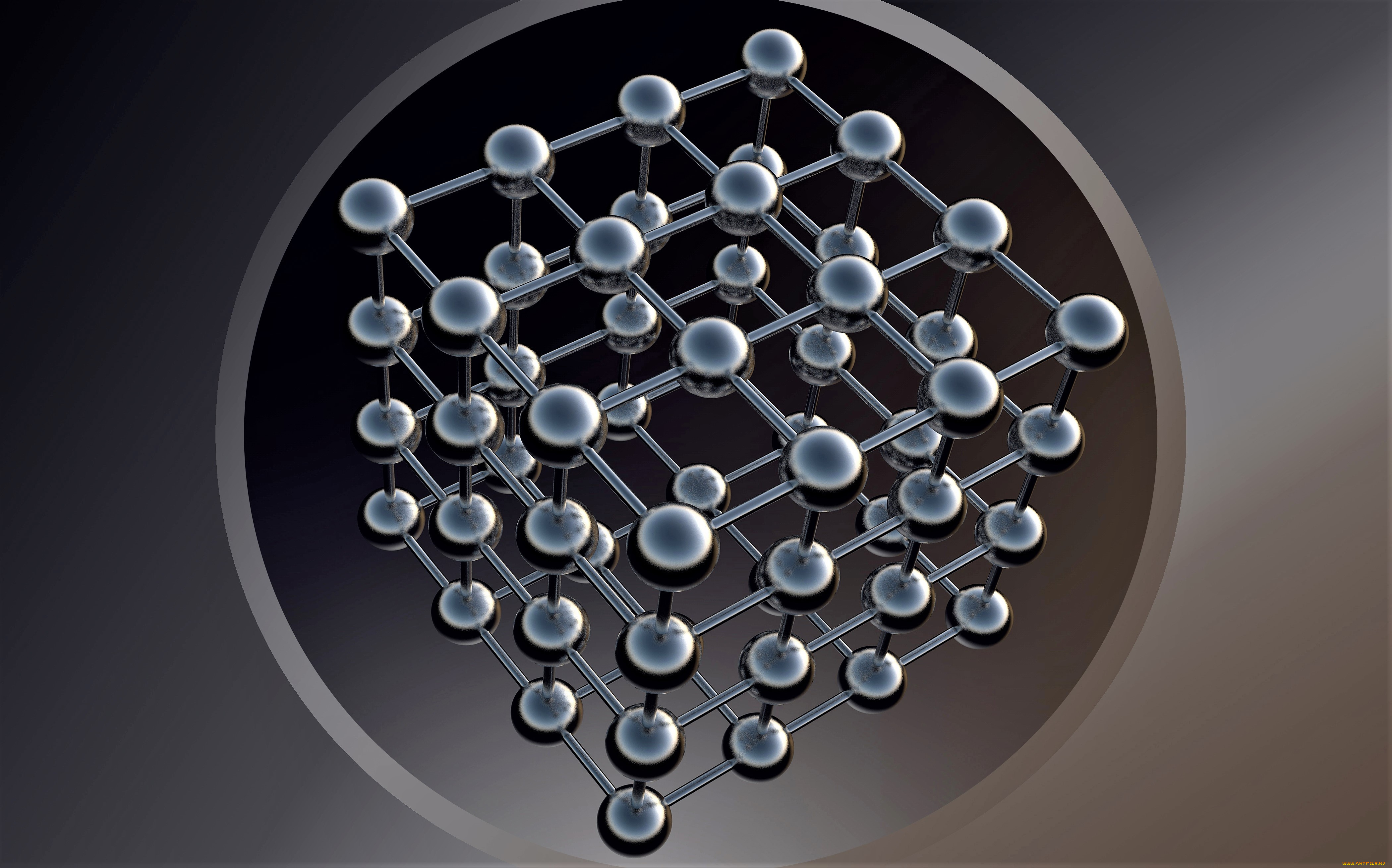 3д, графика, моделирование, , modeling, модель, кристалл, решетка