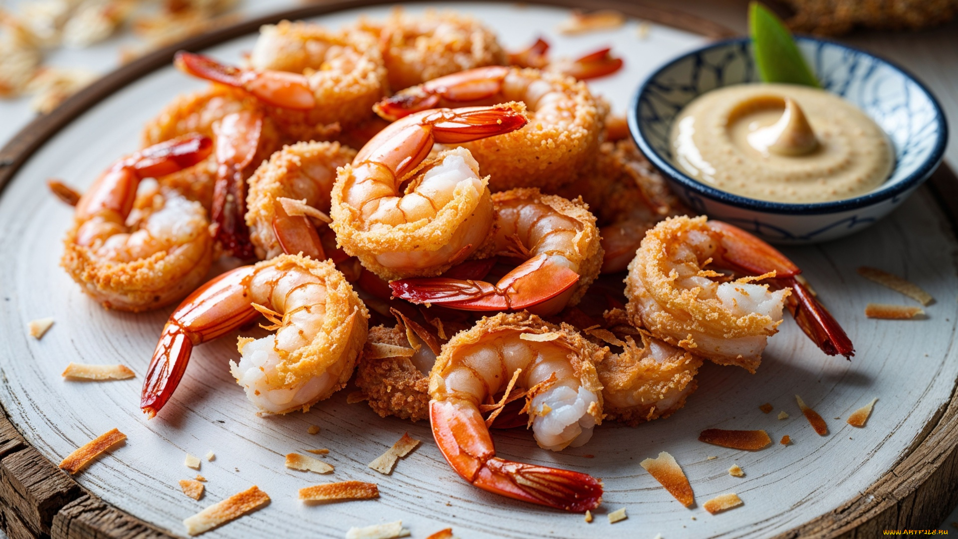 3д, графика, еда-, food, креветки