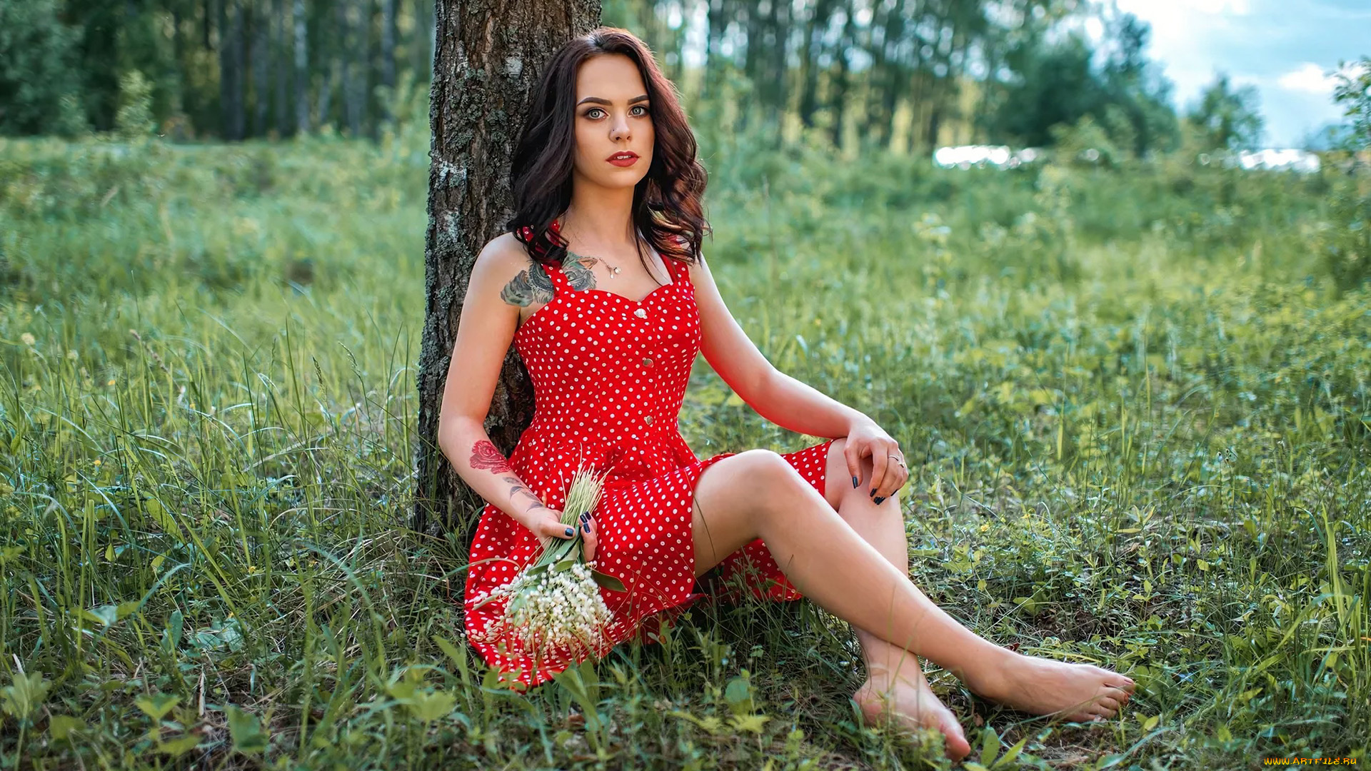 девушки, -, брюнетки, , шатенки, красивая, девушка