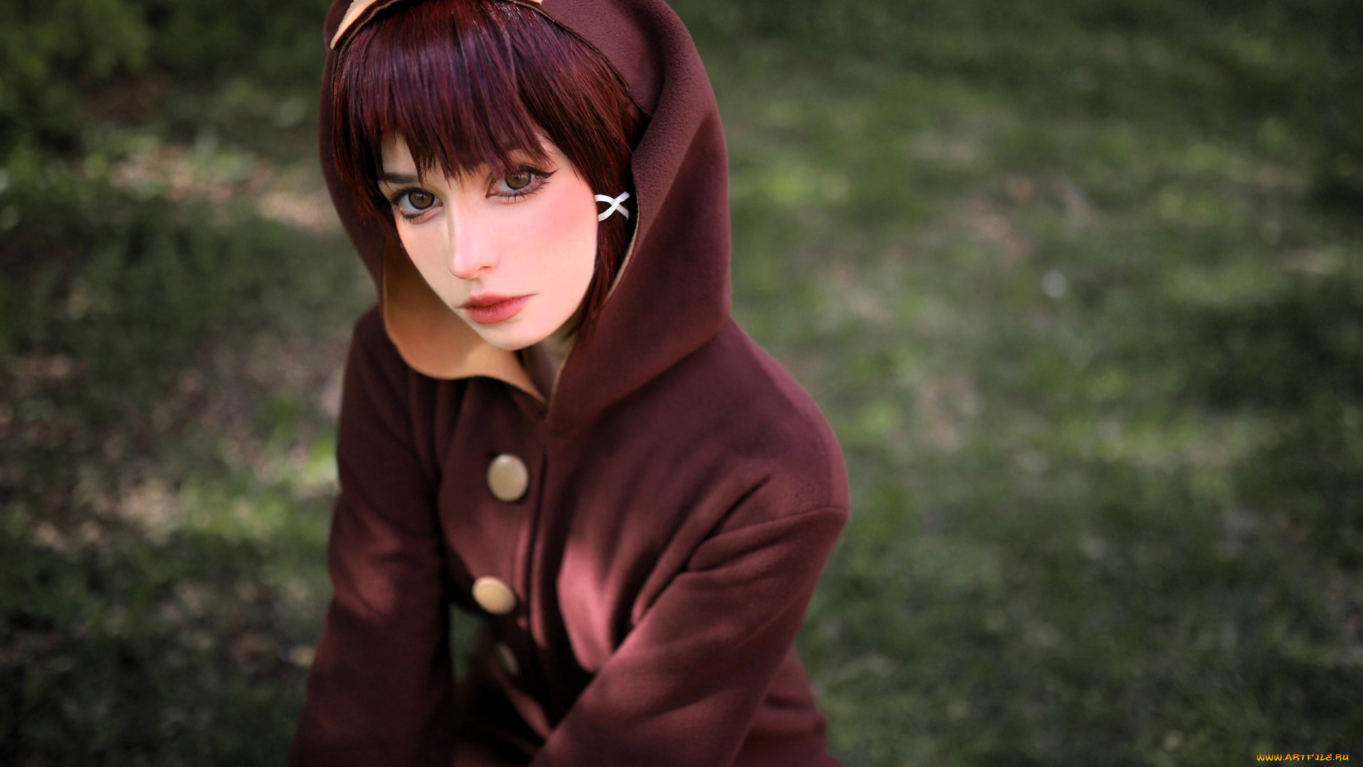 девушки, tenletters, образ, наряд, кугуруми, костюм, поляна