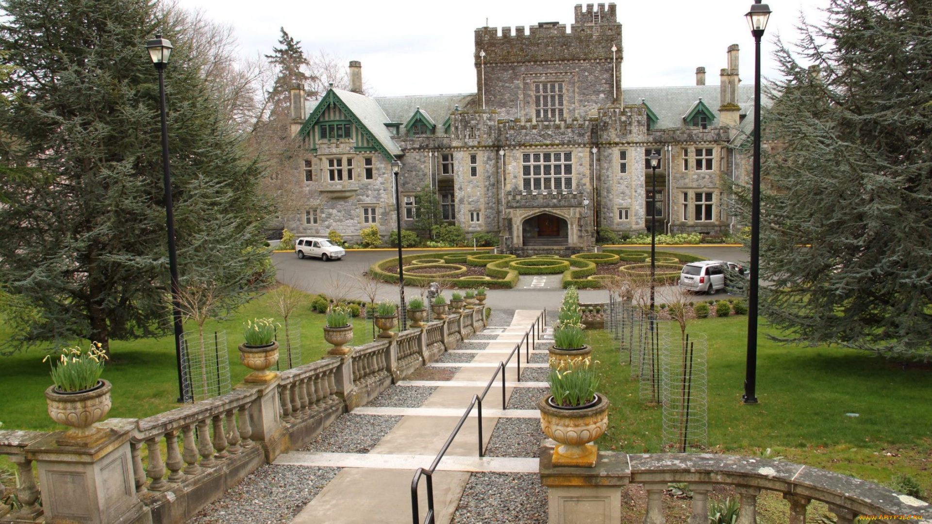 hatley, castle, canada, города, -, дворцы, , замки, , крепости, hatley, castle