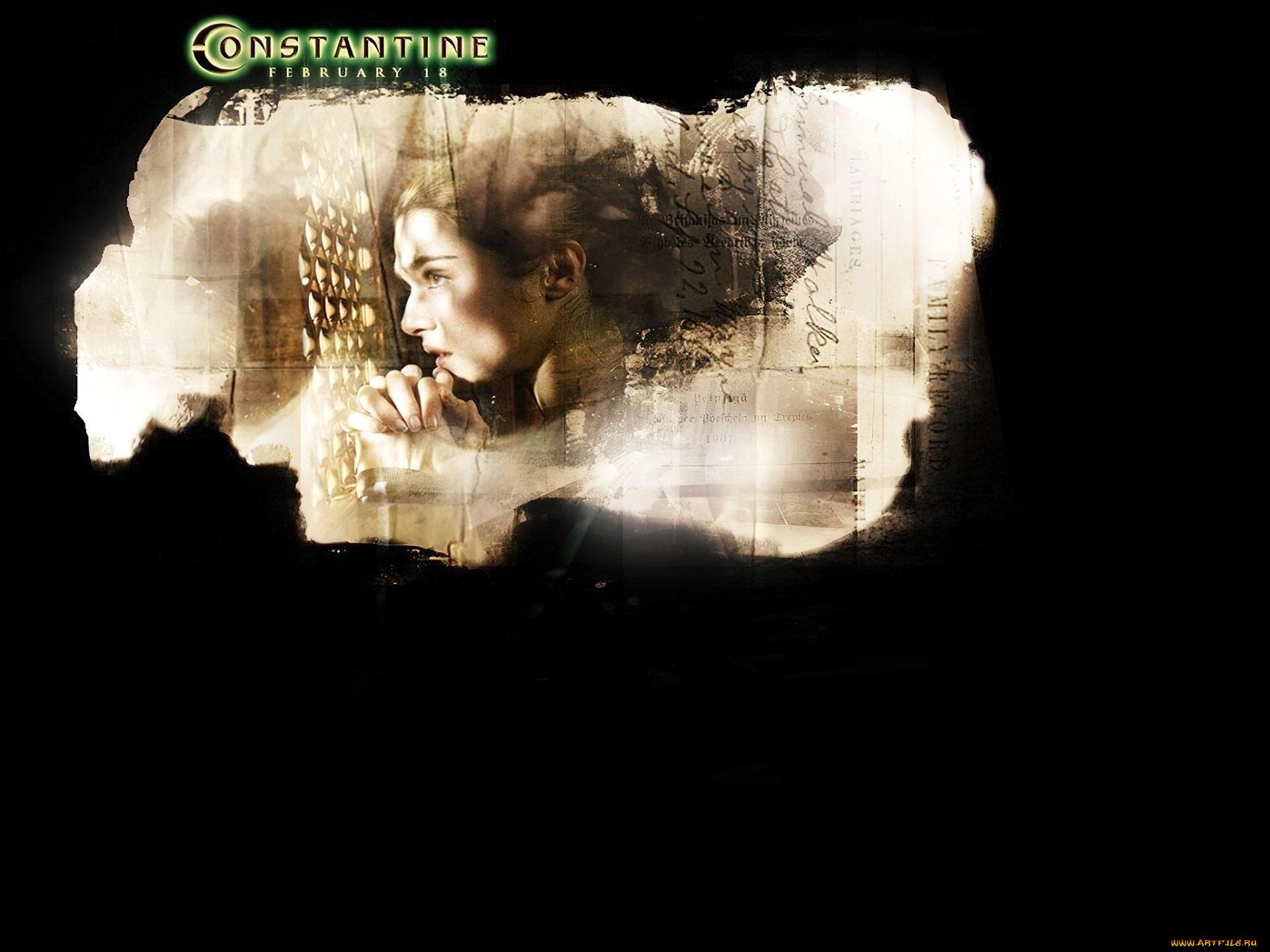кино, фильмы, constantine, девушка, лицо