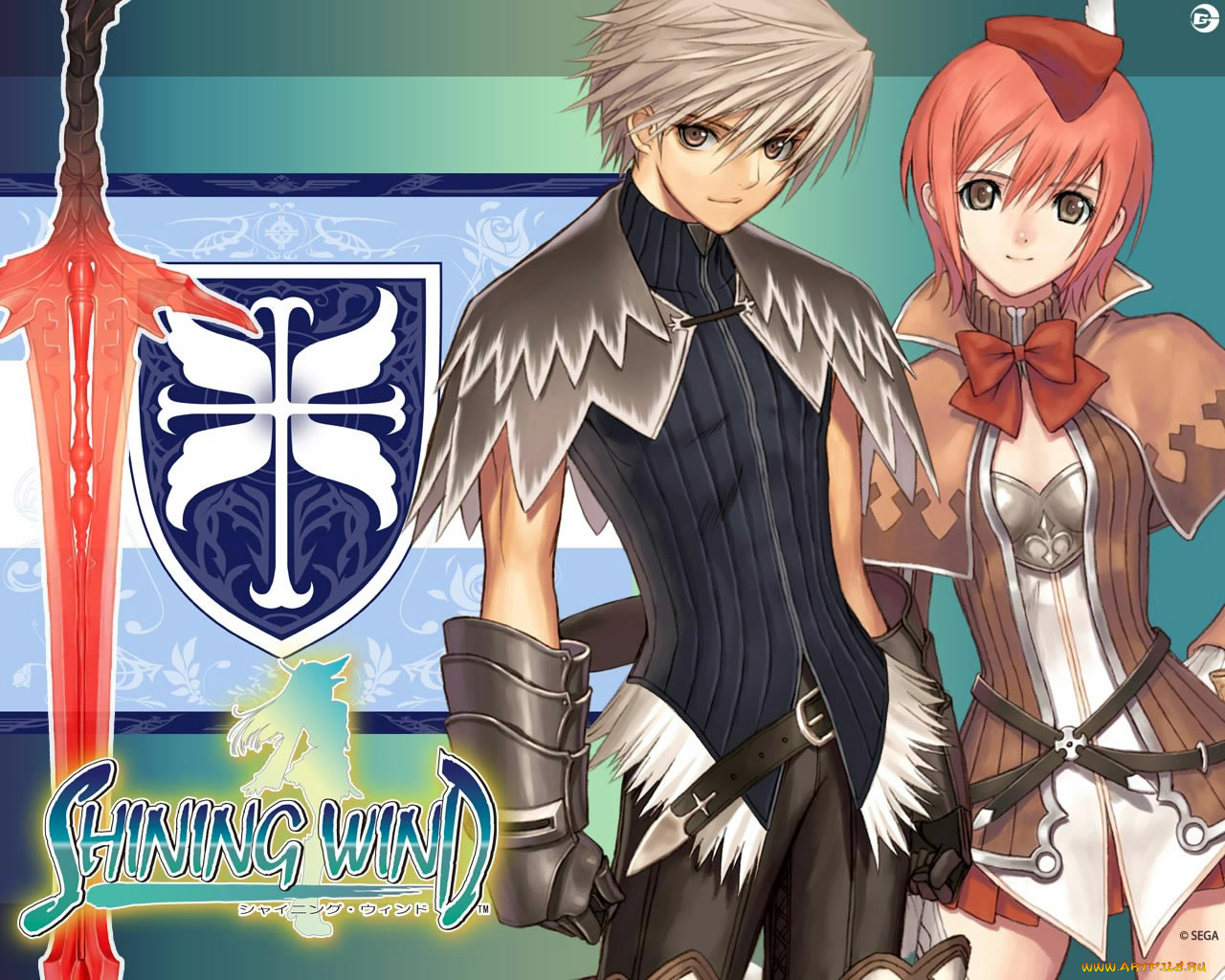 аниме, shining, tears, wind