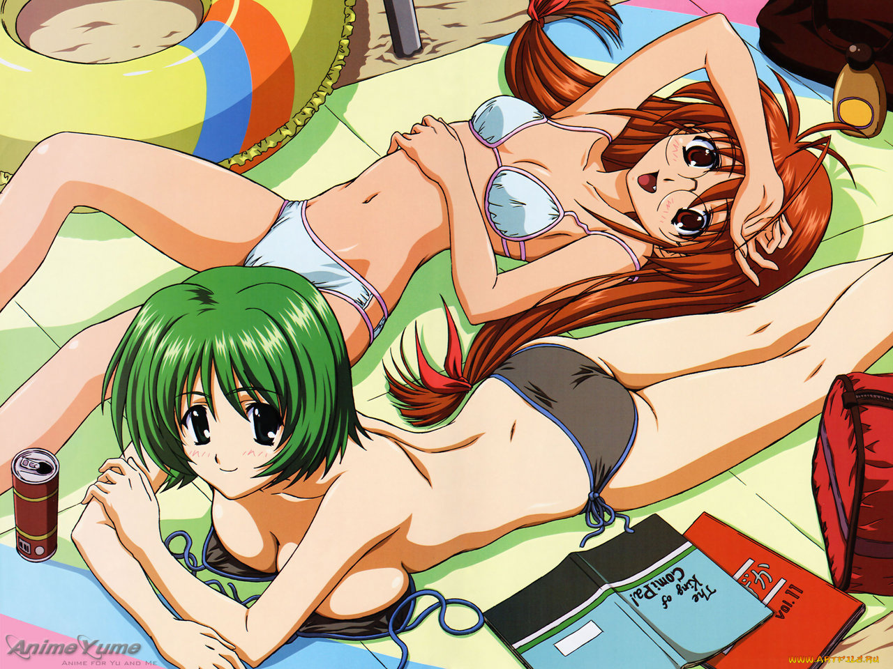 аниме, comic, party