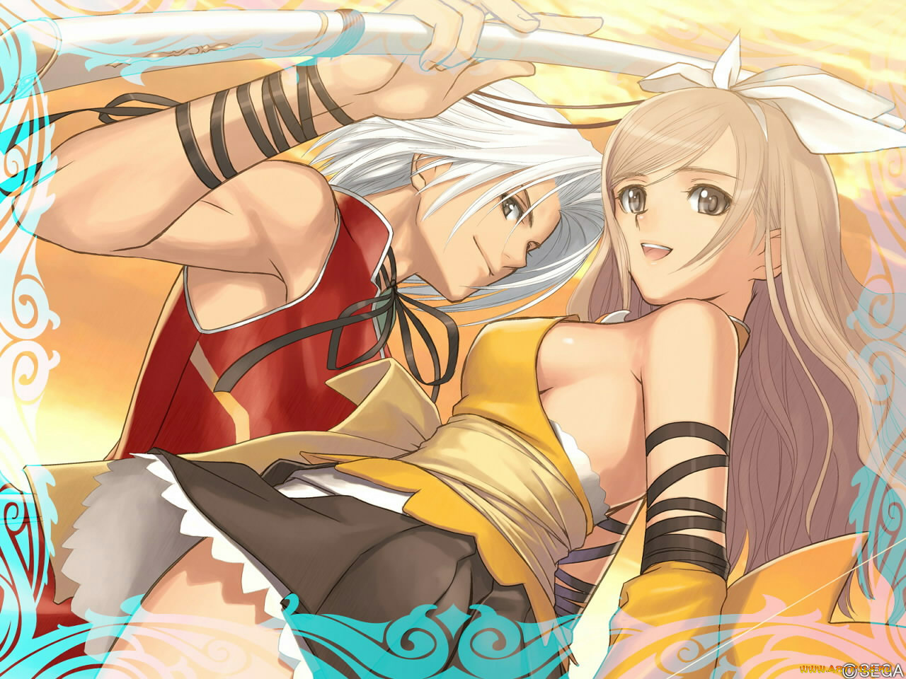 аниме, shining, tears, wind