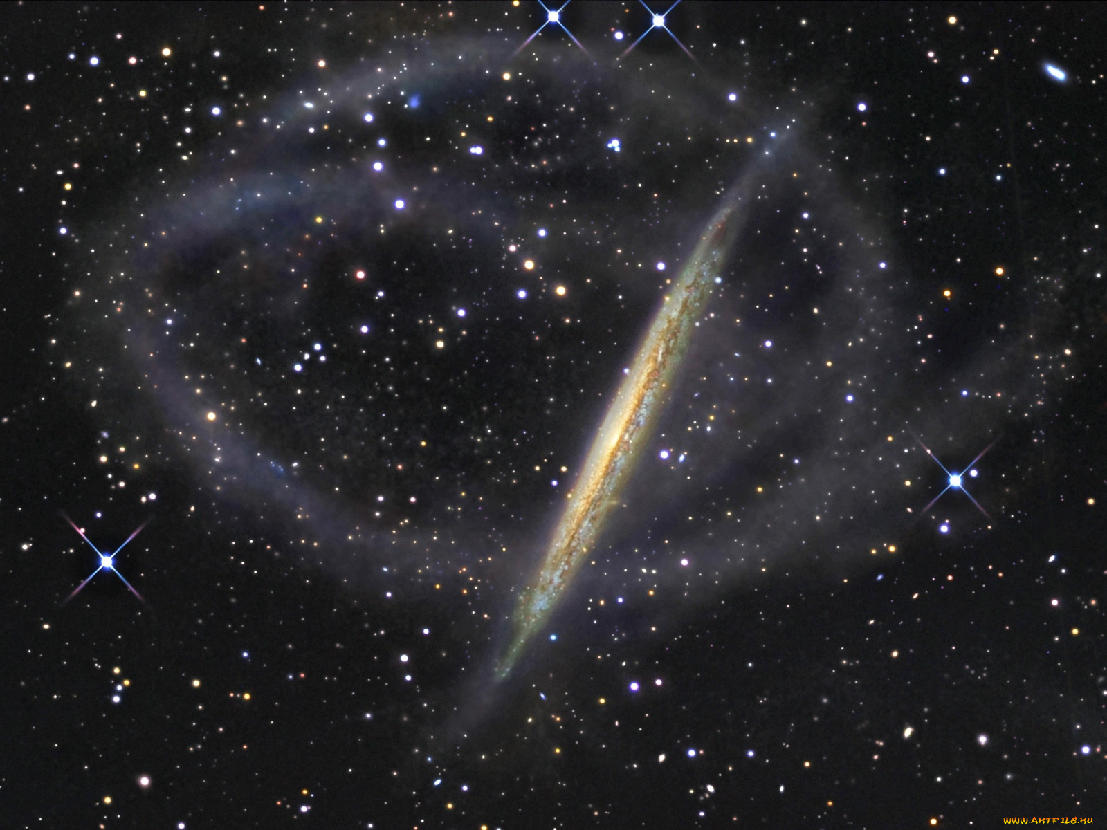 космос, галактики, туманности