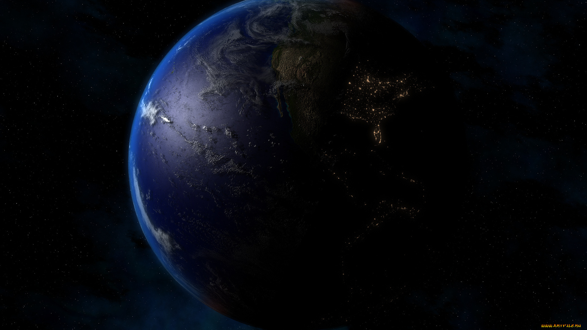 космос, земля