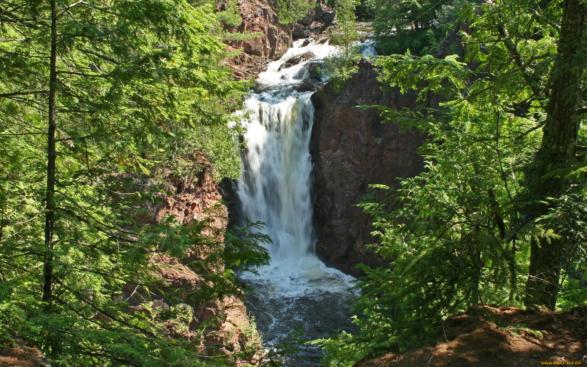 природа, водопады