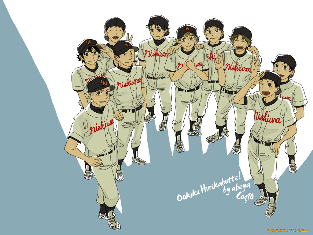 ookiku, furikabutte, аниме