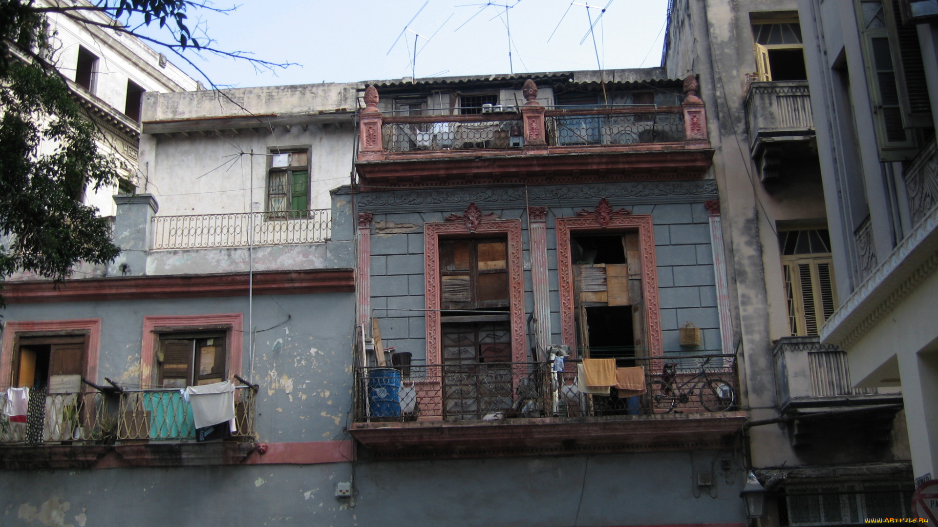 старая, гавана, города, куба