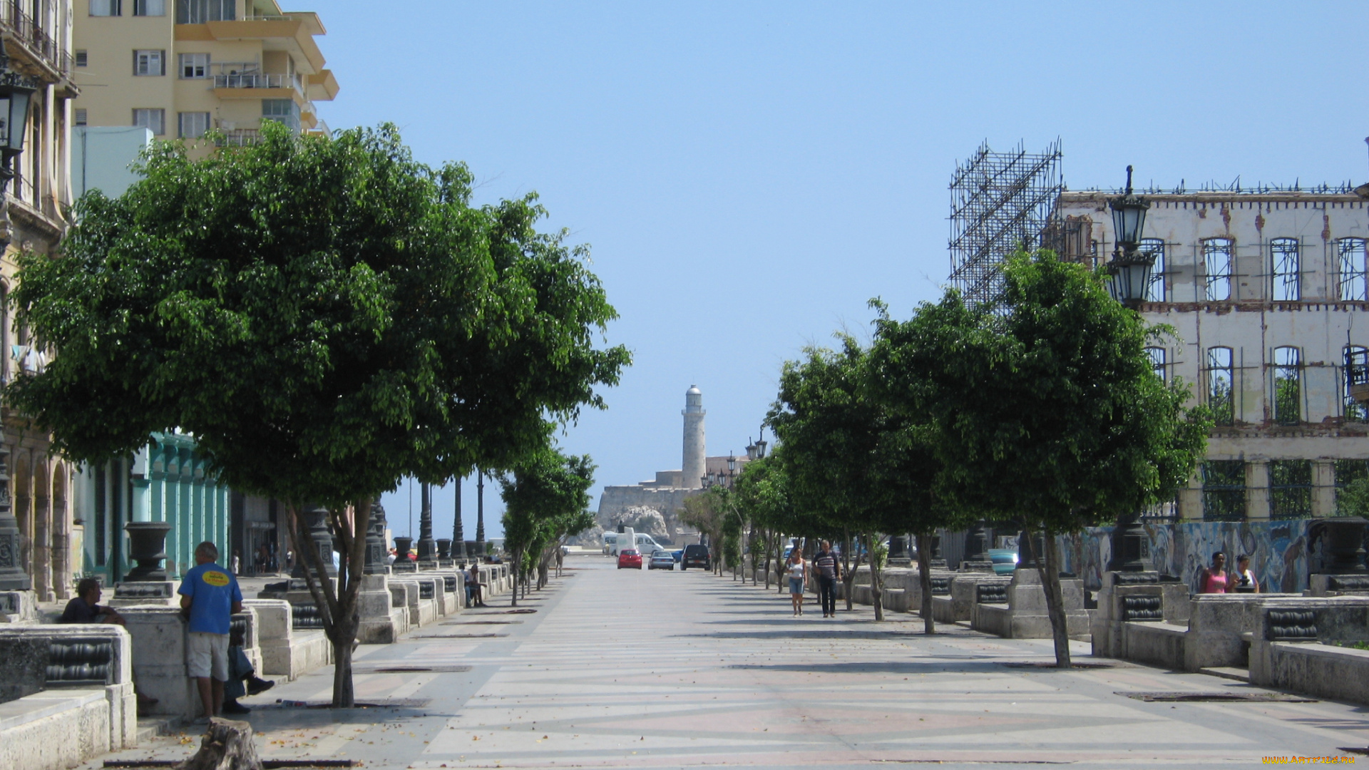 старая, гавана, города, куба