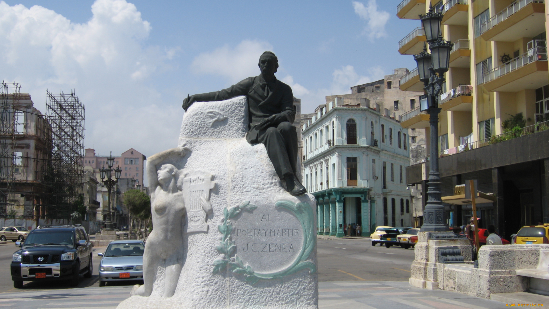 старая, гавана, города, куба